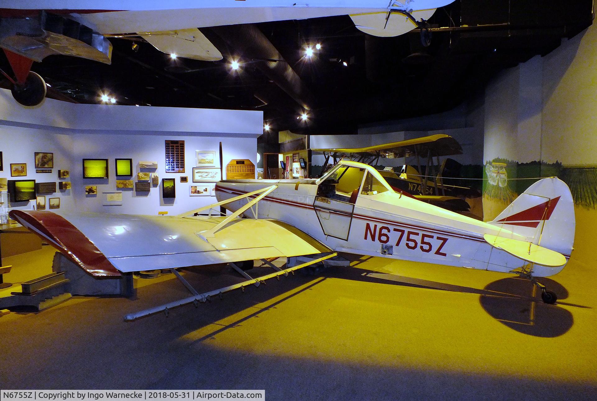 N6755Z, 1963 Piper PA-25-235 C/N 25-2375, Piper PA-25-235 Pawnee at the Mississippi Agriculture & Forestry Museum, Jackson MS
