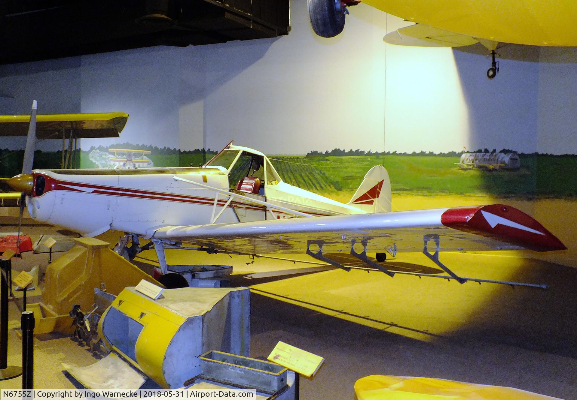 N6755Z, 1963 Piper PA-25-235 C/N 25-2375, Piper PA-25-235 Pawnee at the Mississippi Agriculture & Forestry Museum, Jackson MS