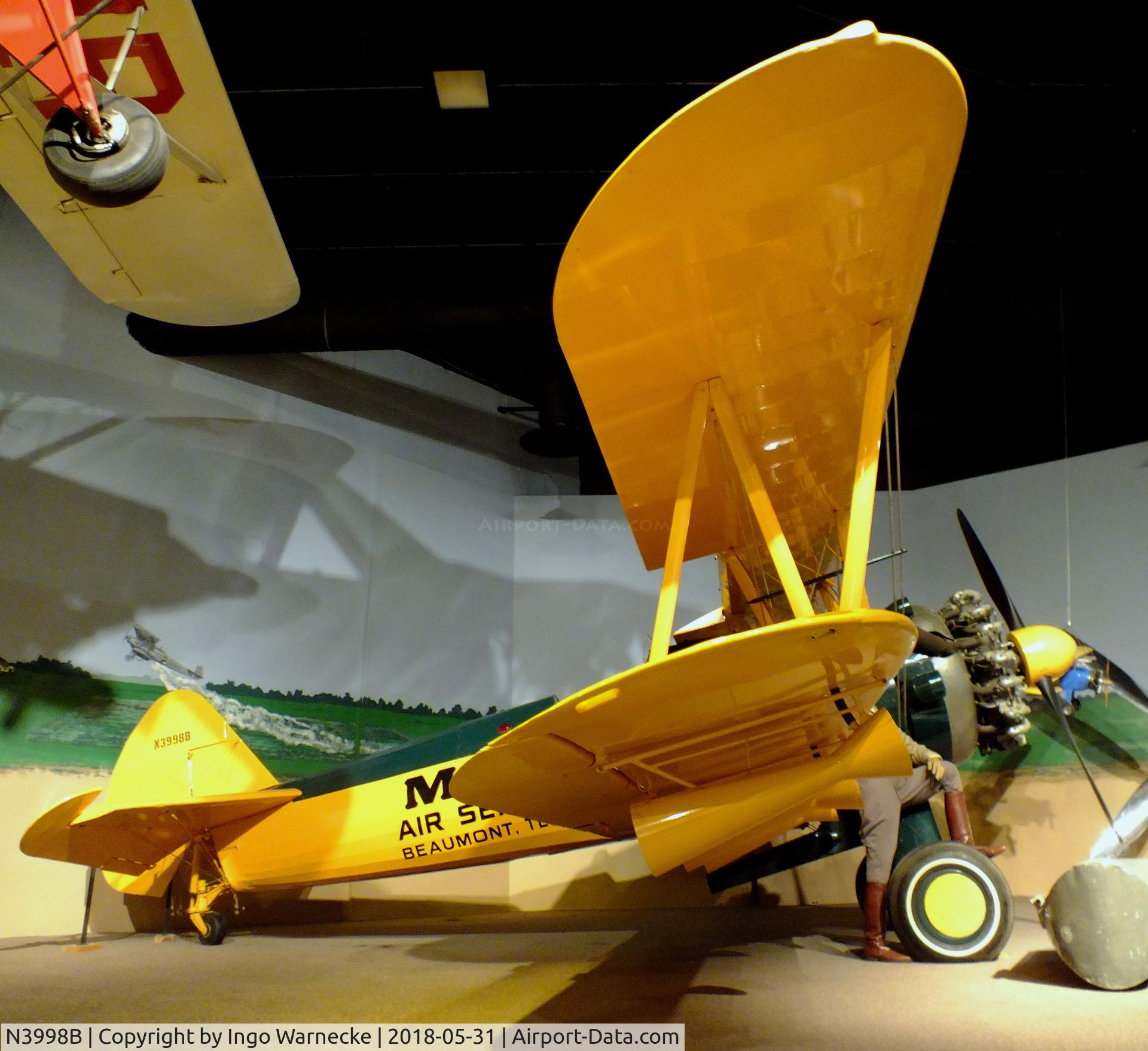 N3998B, 1942 Boeing E75 C/N 75-5292, Boeing (Stearman) E75, converted to single-seat ag-aircraft at the Mississippi Agriculture & Forestry Museum, Jackson MS