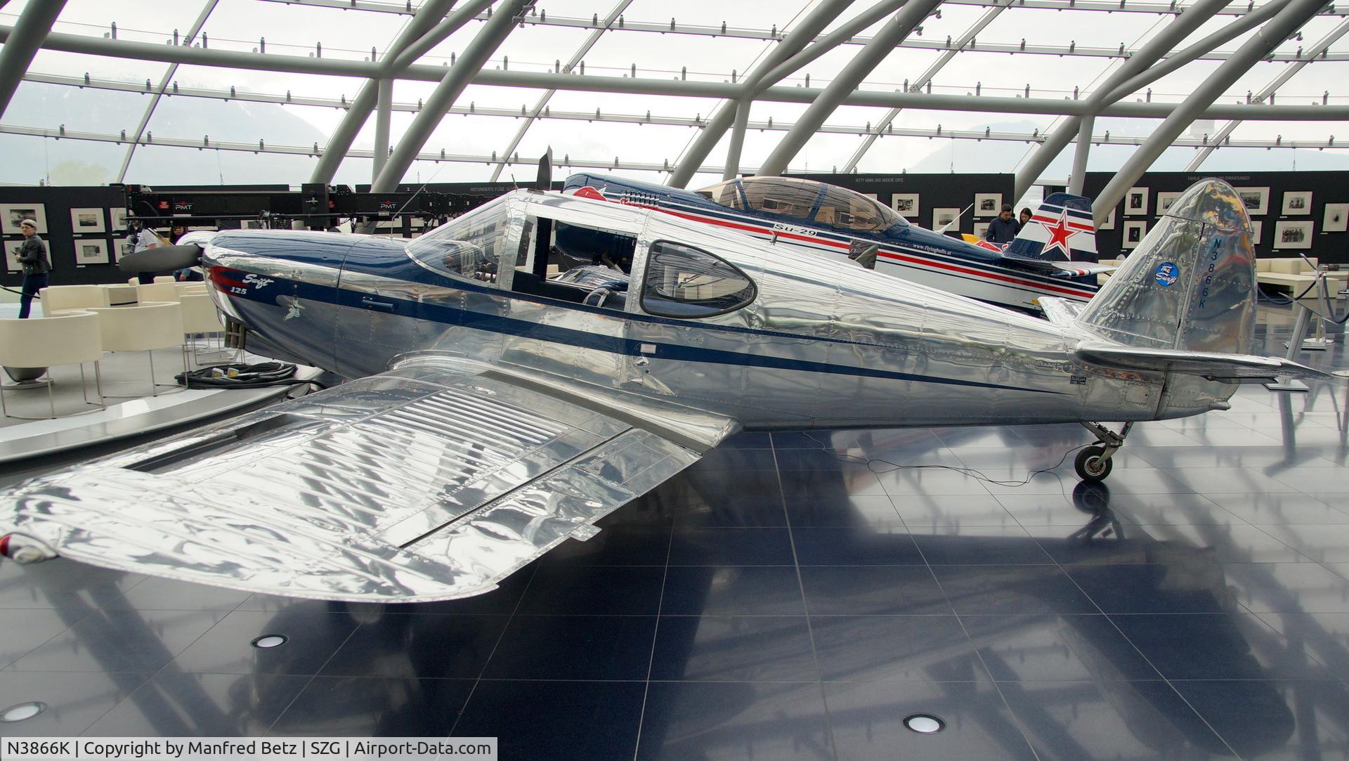 N3866K, 1948 Temco GC-1B Swift C/N 3566, Red Bull Hangar 7