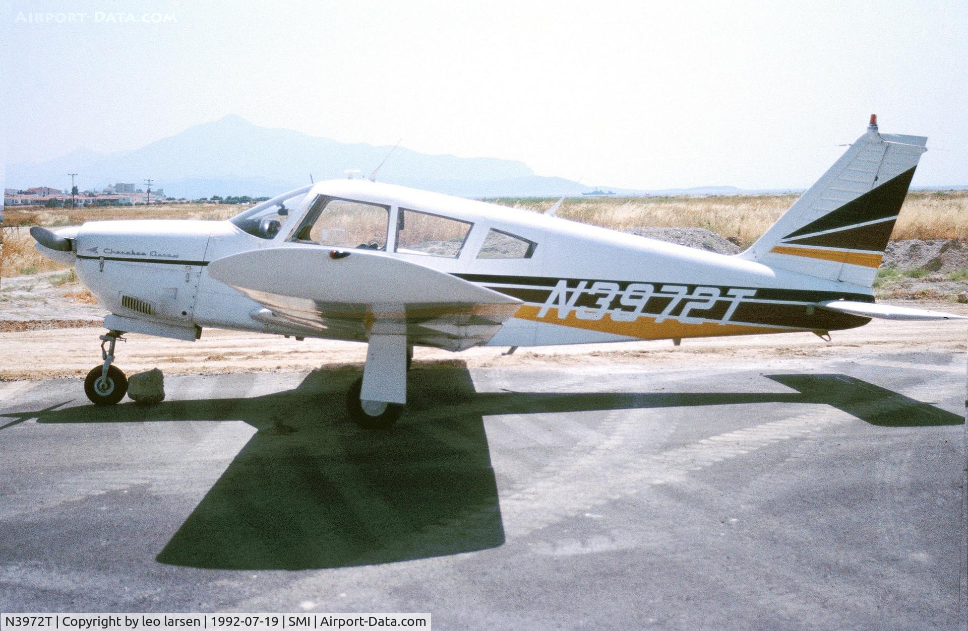 N3972T, 1967 Piper PA-28R-180 Cherokee Arrow C/N 28R-30321, Samos 19.7.1992