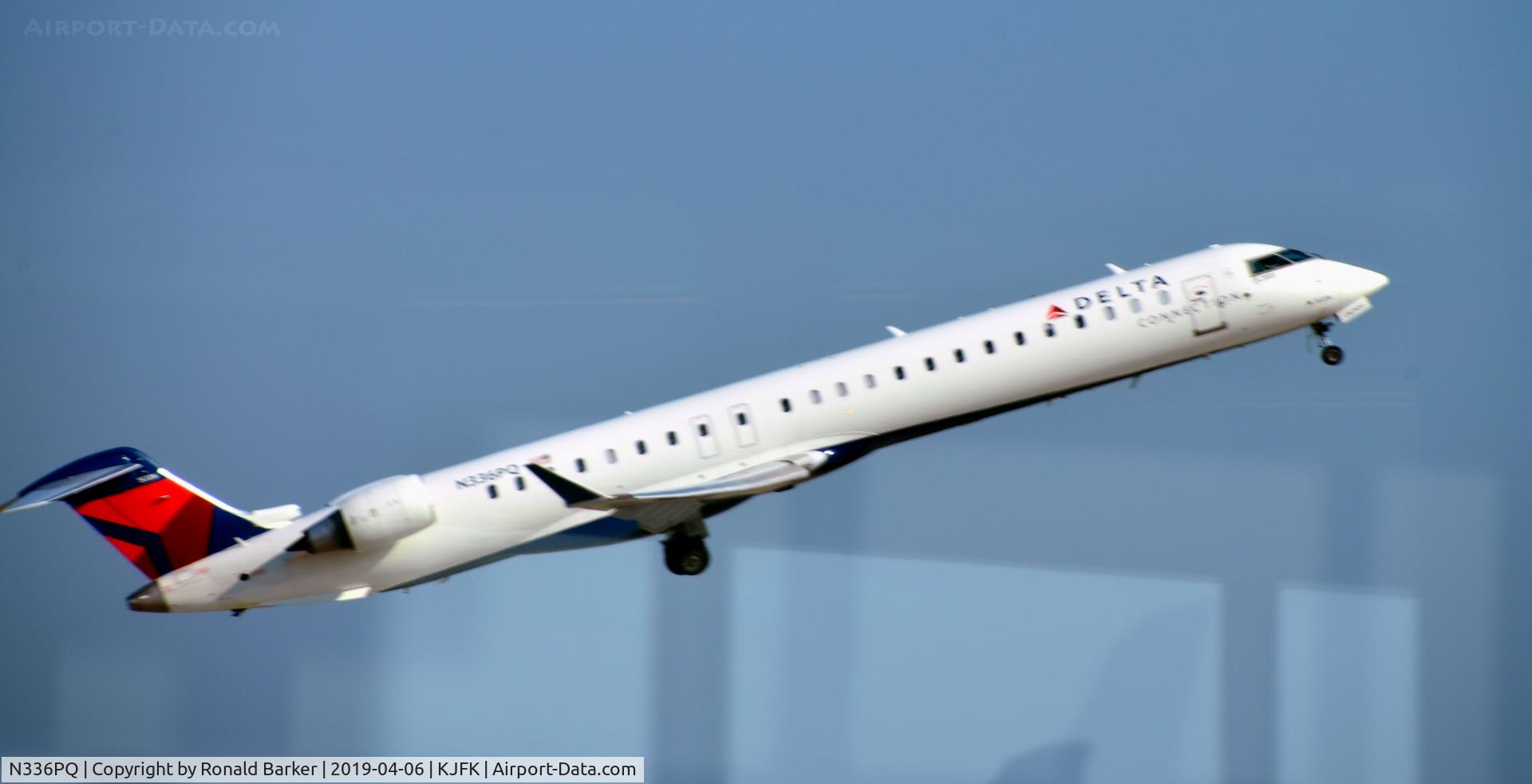 N336PQ, 2014 Bombardier CL 600-2D24 C/N 15336, Takeoff JFK