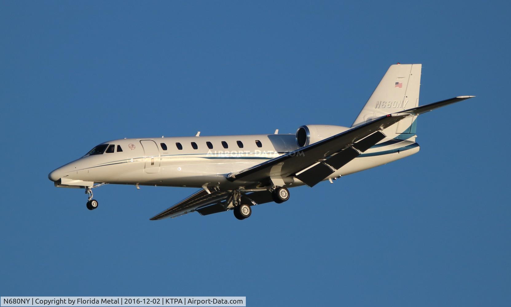 N680NY, 2008 Cessna 680 Citation Sovereign C/N 680-0226, TPA 2016