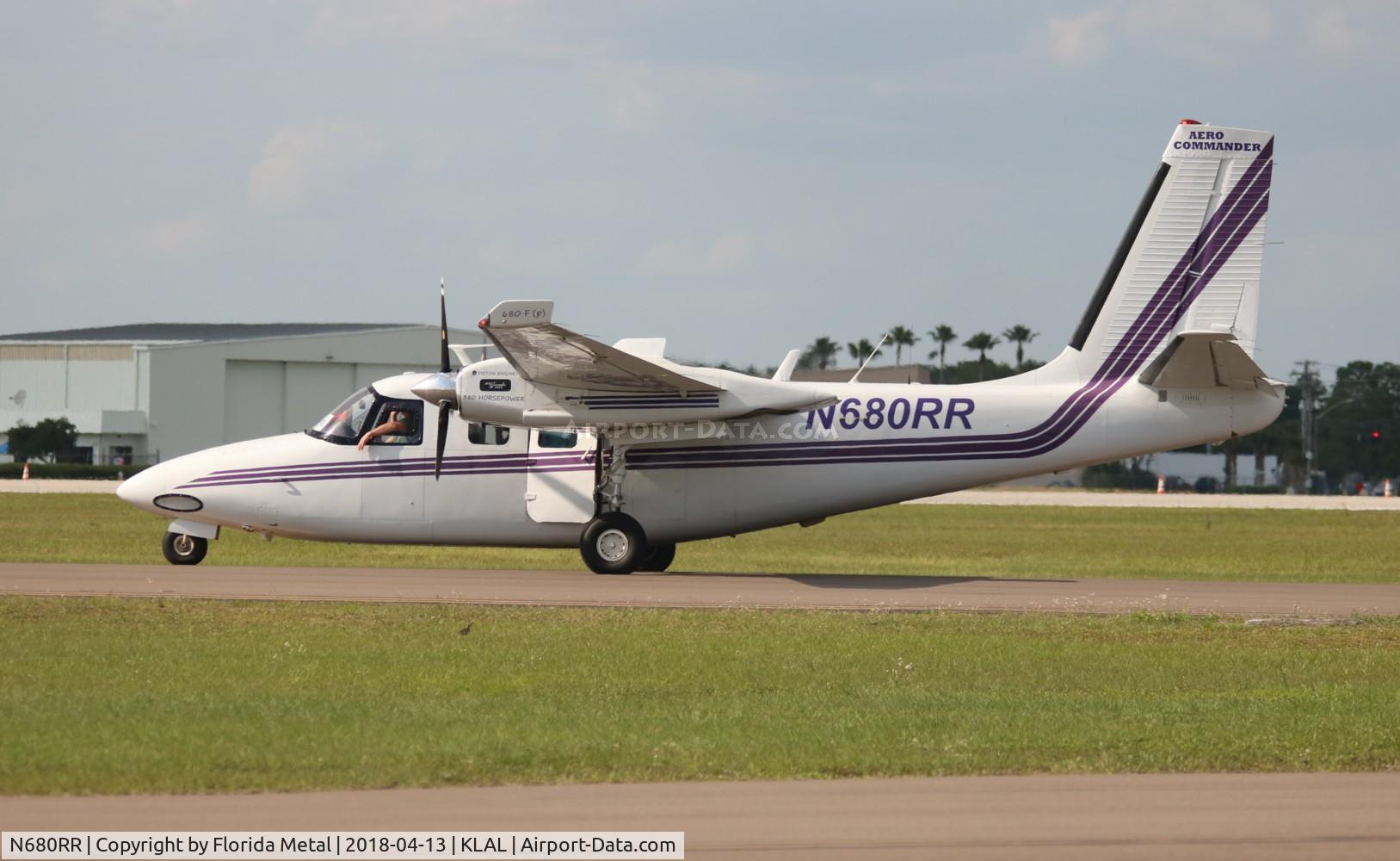 N680RR, 1963 Aero Commander 680-F C/N 1361-139, SNF 2018