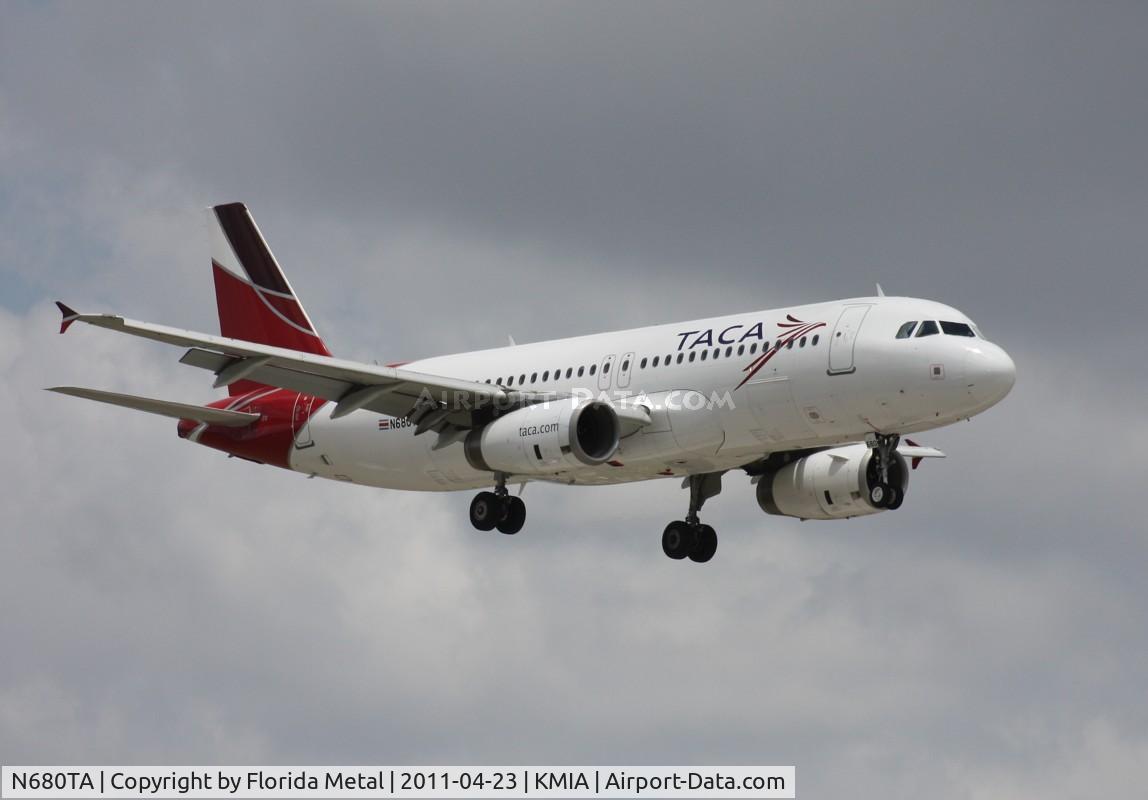 N680TA, 2008 Airbus A320-233 C/N 3538, MIA 2011