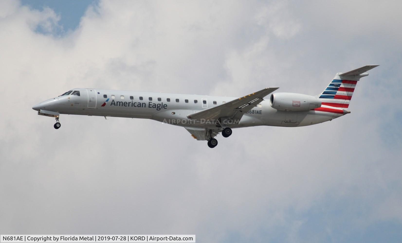 N681AE, 2004 Embraer ERJ-145LR (EMB-145LR) C/N 14500824, ORD 2019
