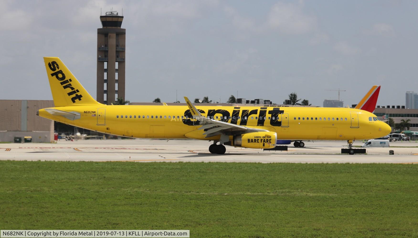N682NK, 2017 Airbus A321-231 C/N 7957, FLL 2019