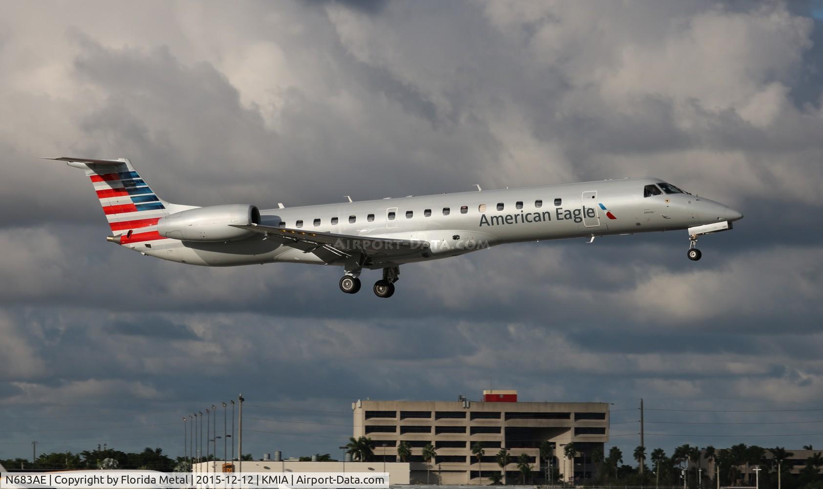 N683AE, 2004 Embraer ERJ-145LR (EMB-145LR) C/N 14500833, MIA 2015