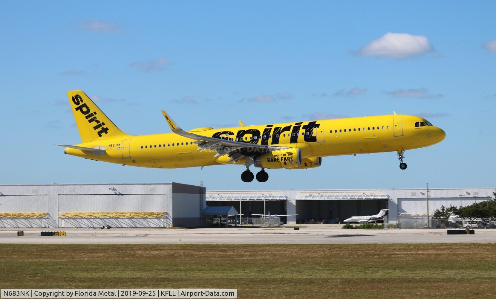N683NK, 2018 Airbus A321-231 C/N 8114, FLL 2019