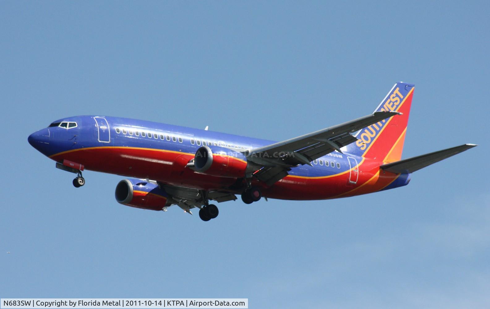 N683SW, 1988 Boeing 737-3G7 C/N 24008, TPA 2011