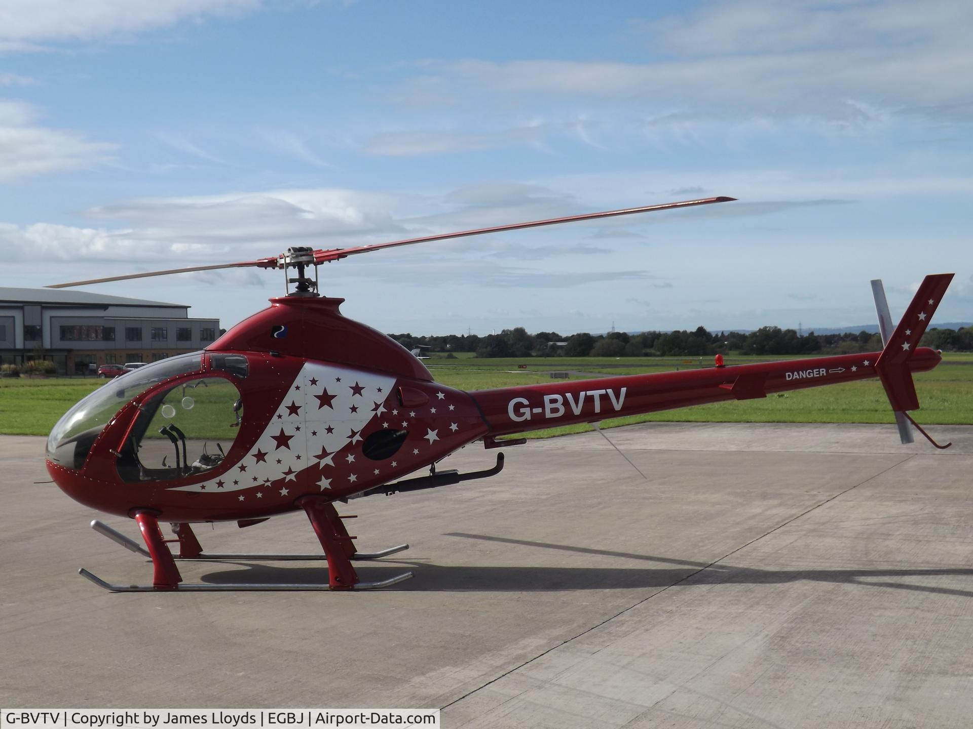 G-BVTV, 1994 Rotorway Exec 90 C/N 5243/6599, Parked up at Gloucestershire Airport.