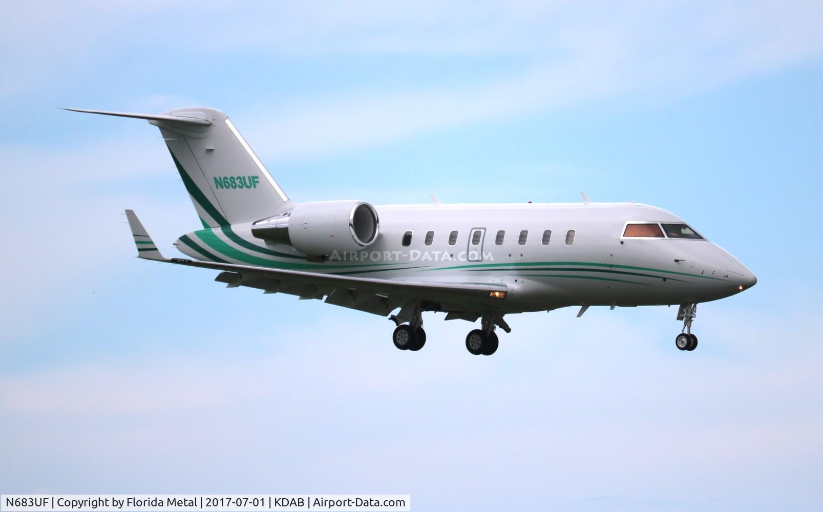 N683UF, 2007 Bombardier Challenger 605 (CL-600-2B16) C/N 5734, DAB 2017