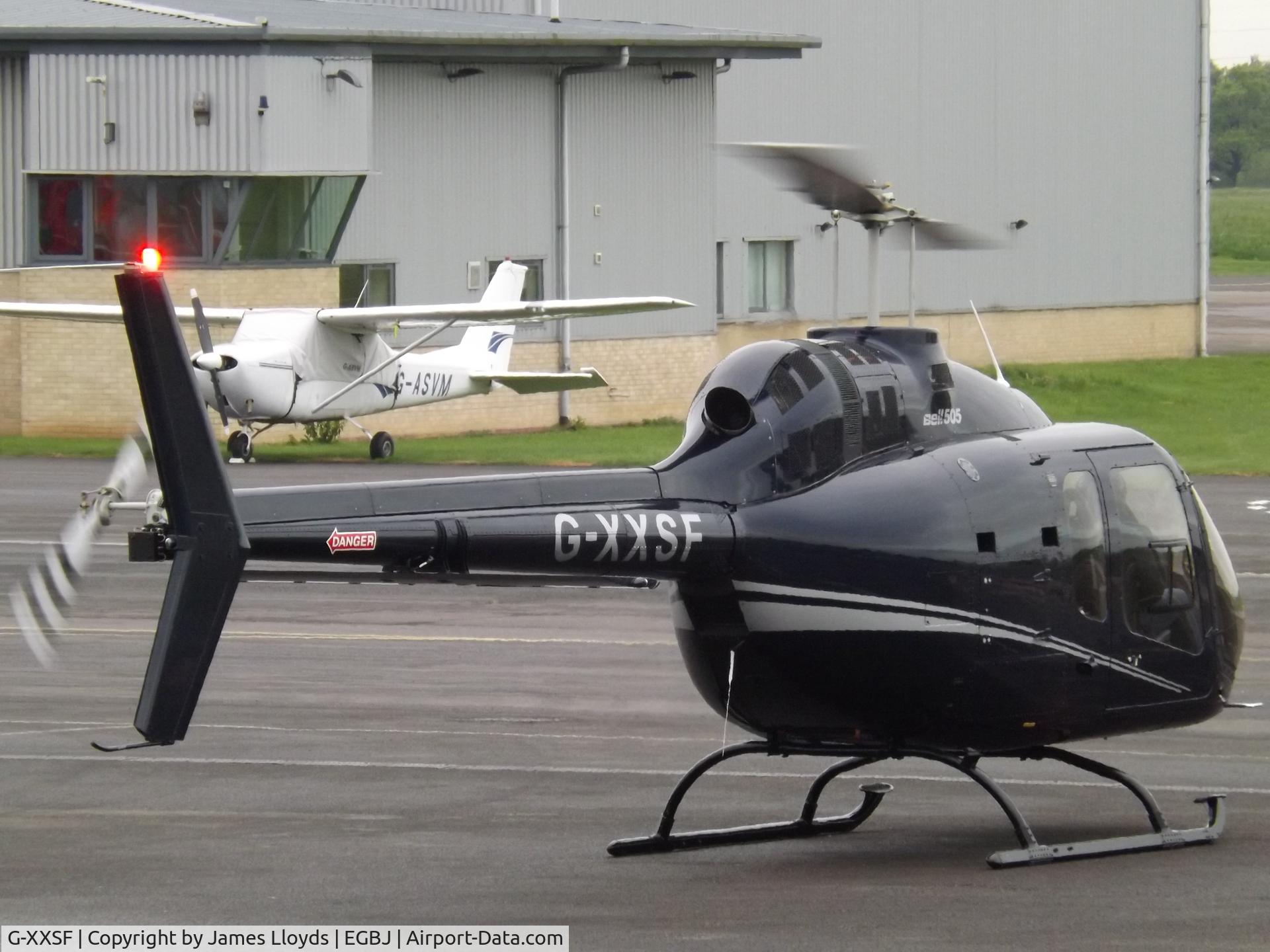 G-XXSF, 2019 Bell 505 Jet Ranger X C/N 65198, At her home base at Gloucestershire Airport.