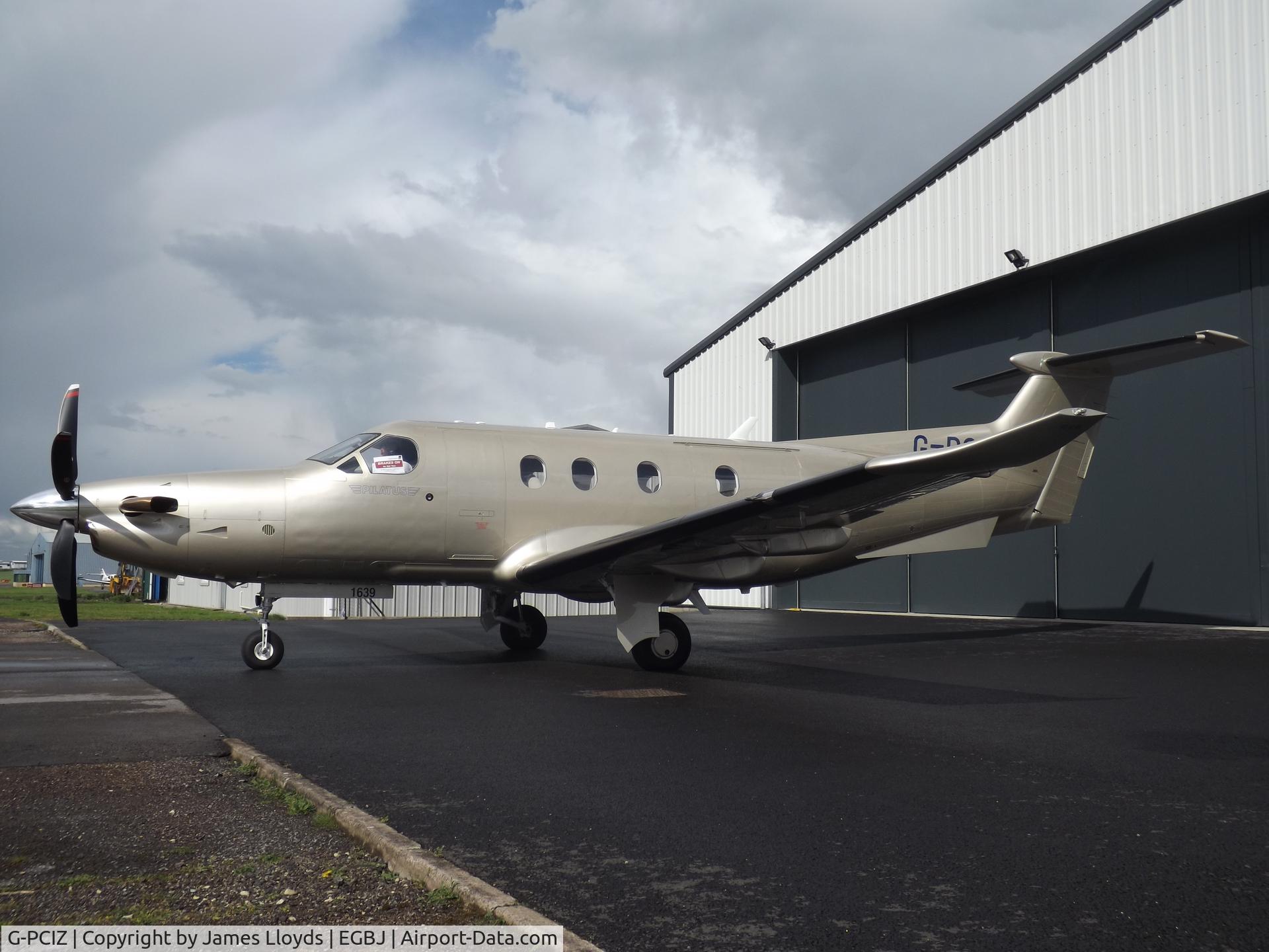G-PCIZ, 2016 Pilatus PC-12/47E C/N 1639, Parked at her home base