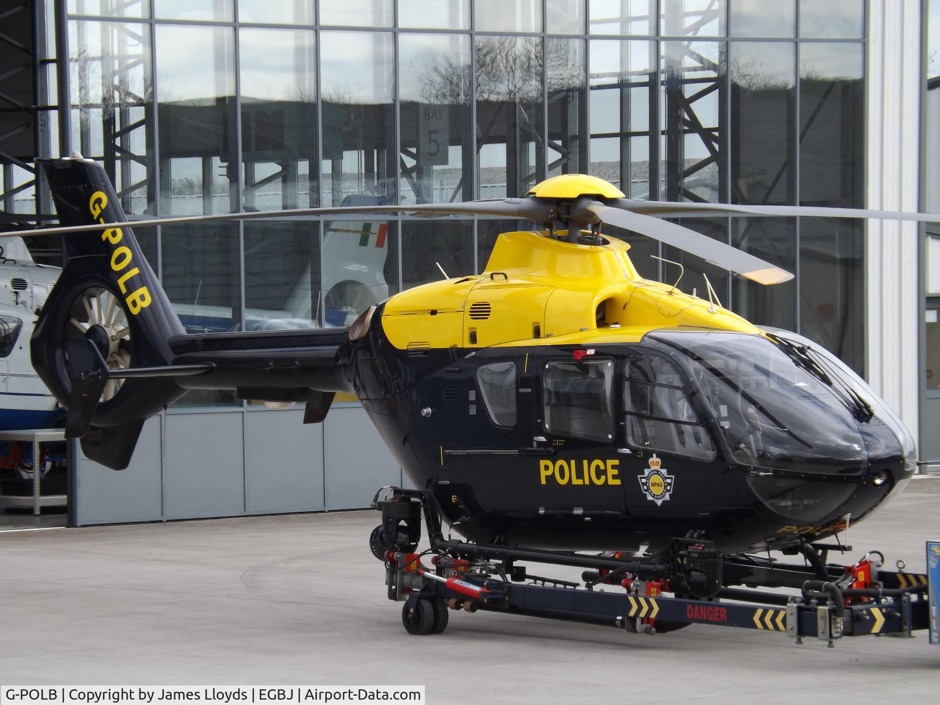 G-POLB, 2003 Eurocopter EC-135T-2 C/N 0283, At Gloucestershire Airport.