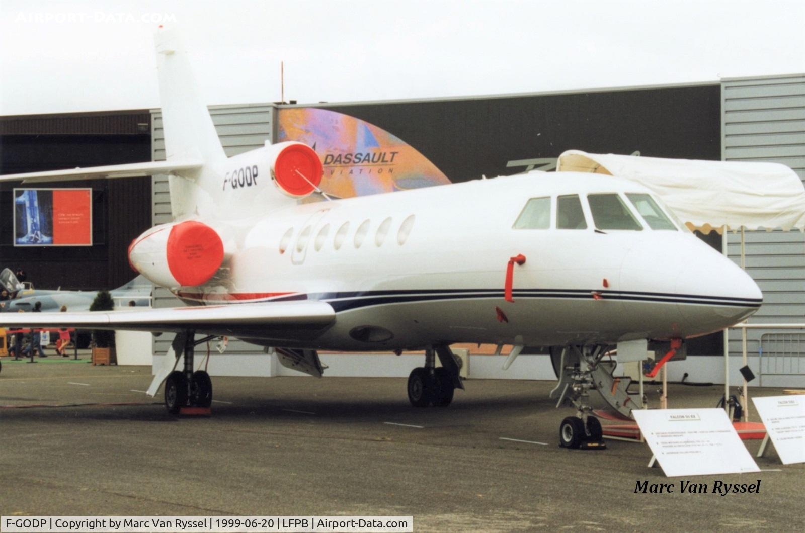 F-GODP, Dassault Mystere Falcon 50 C/N 275, Paris Air Show 1999.