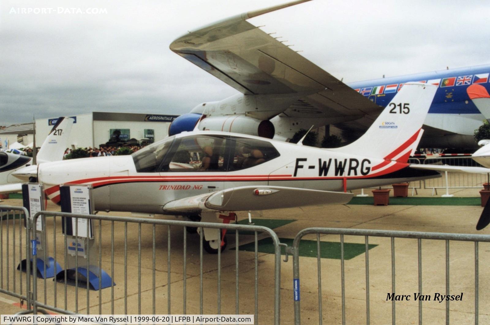 F-WWRG, Socata TB-20 Trinidad C/N 1900, Paris Air Show 1999.