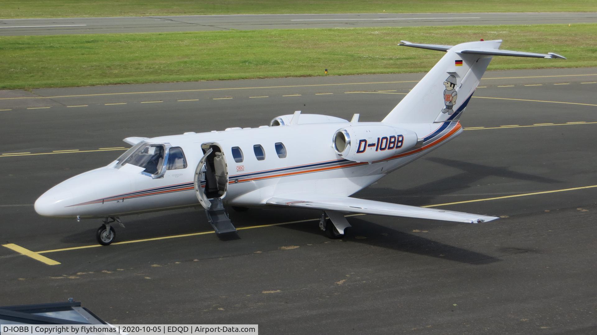 D-IOBB, 2007 Cessna 525 CitationJet CJ1+ C/N 525-0665, D-IOBB Bayreuth Airport