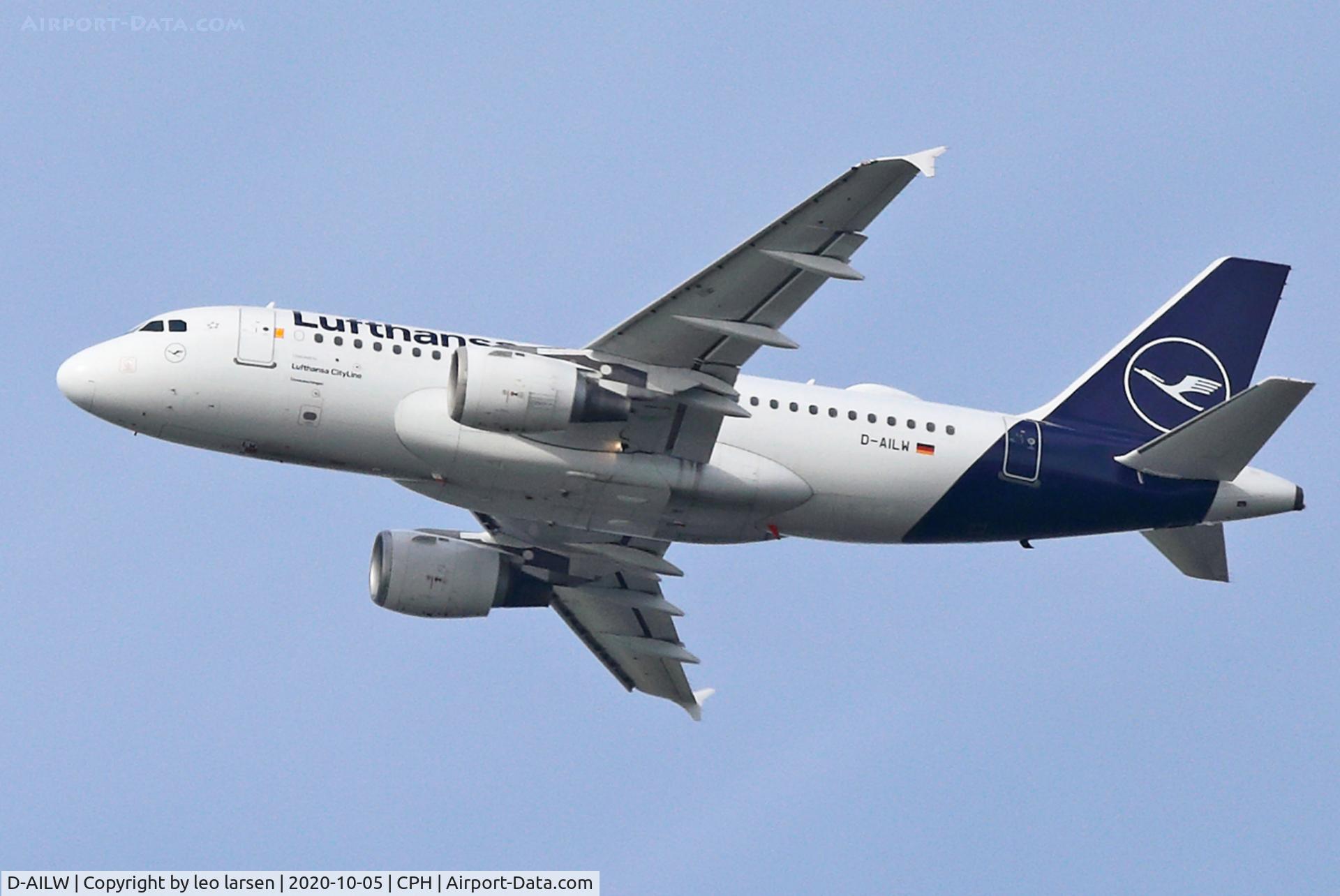 D-AILW, 1998 Airbus A319-114 C/N 853, Copenhagen 5.10.2020