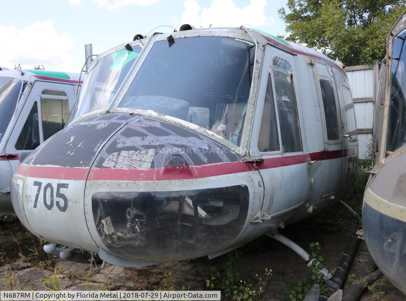 N687RM, 1966 Bell UH-1H Iroquois C/N 9064, Russell Museum