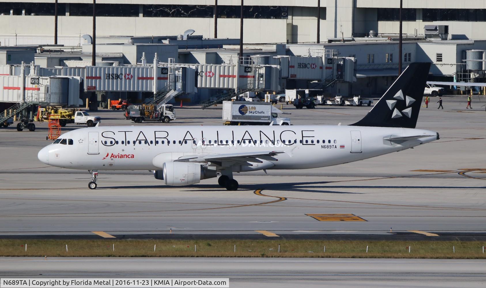 N689TA, 2012 Airbus A320-214 C/N 5333, MIA 2016