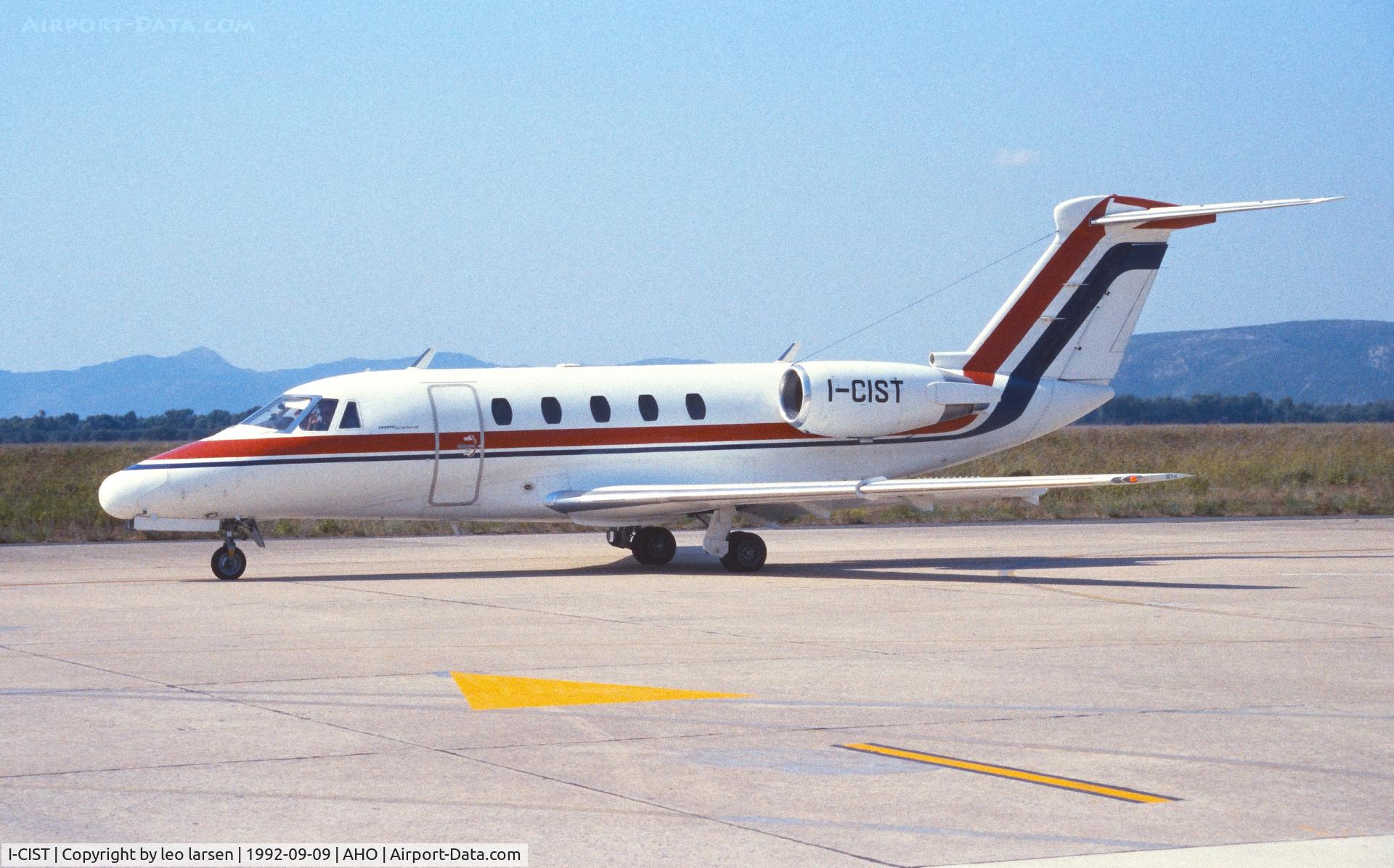 I-CIST, 1985 Cessna 650 Citation III C/N 650-0085, Alghero 9.9.1992