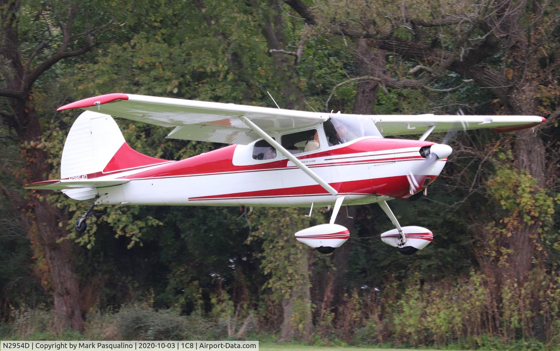 N2954D, 1955 Cessna 170B C/N 26897, Cessna 170B