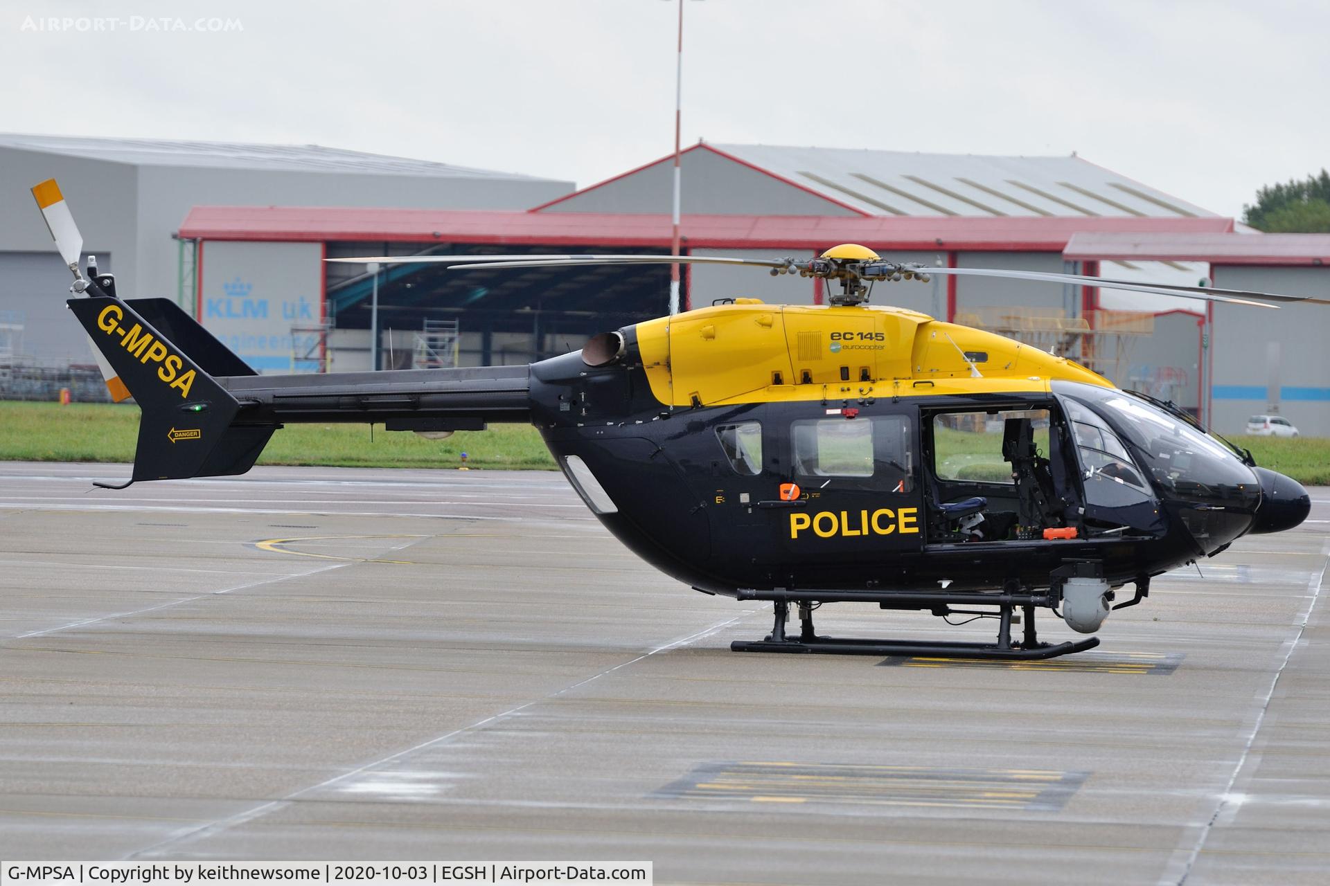 G-MPSA, 2005 Eurocopter-Kawasaki EC-145 (BK-117C-2) C/N 9065, Regular Visitor.