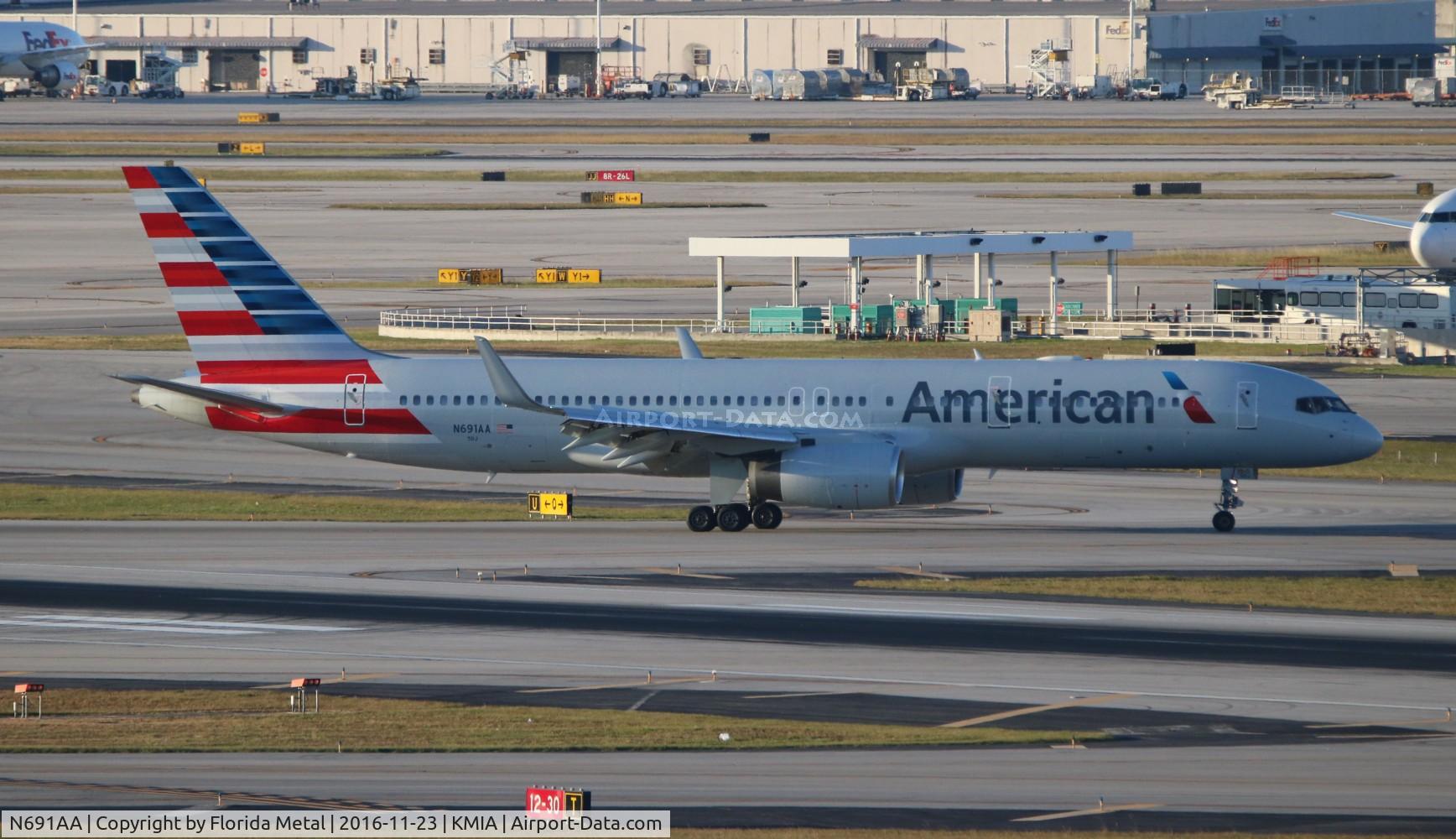 N691AA, 1993 Boeing 757-223 C/N 25697, MIA 2016