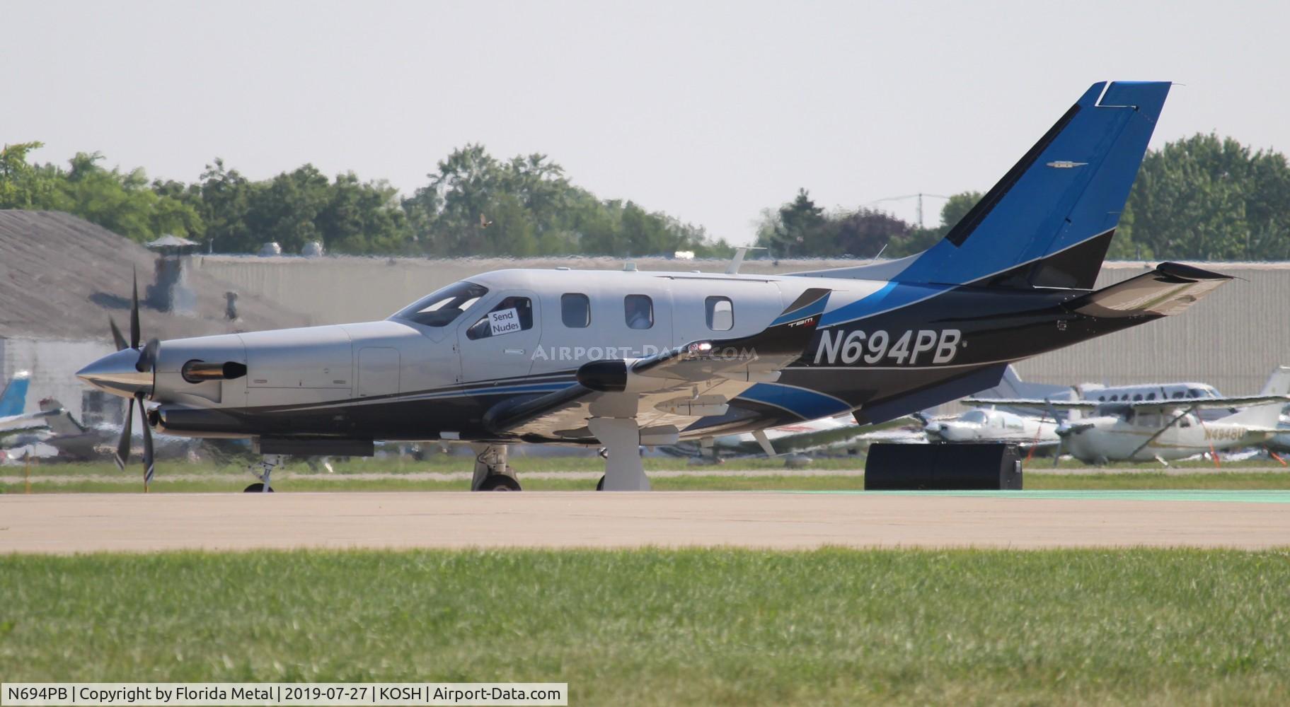 N694PB, 2014 Socata TBM-700 C/N 1043, OSH 2019