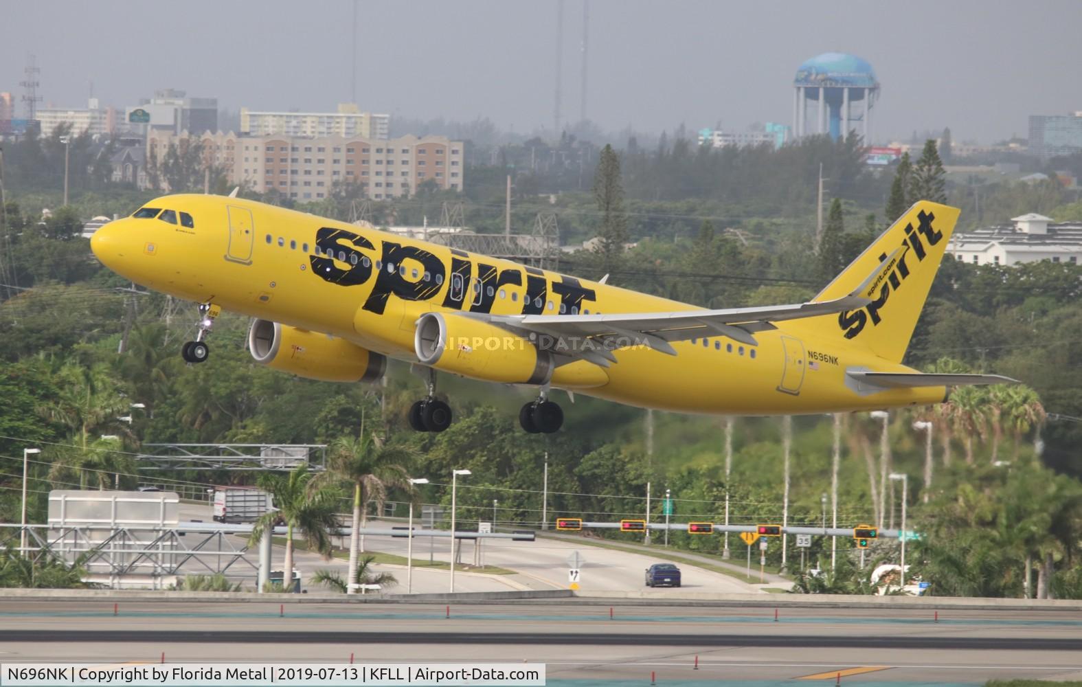 N696NK, 2019 Airbus A320-232 C/N 8824, FLL 2019
