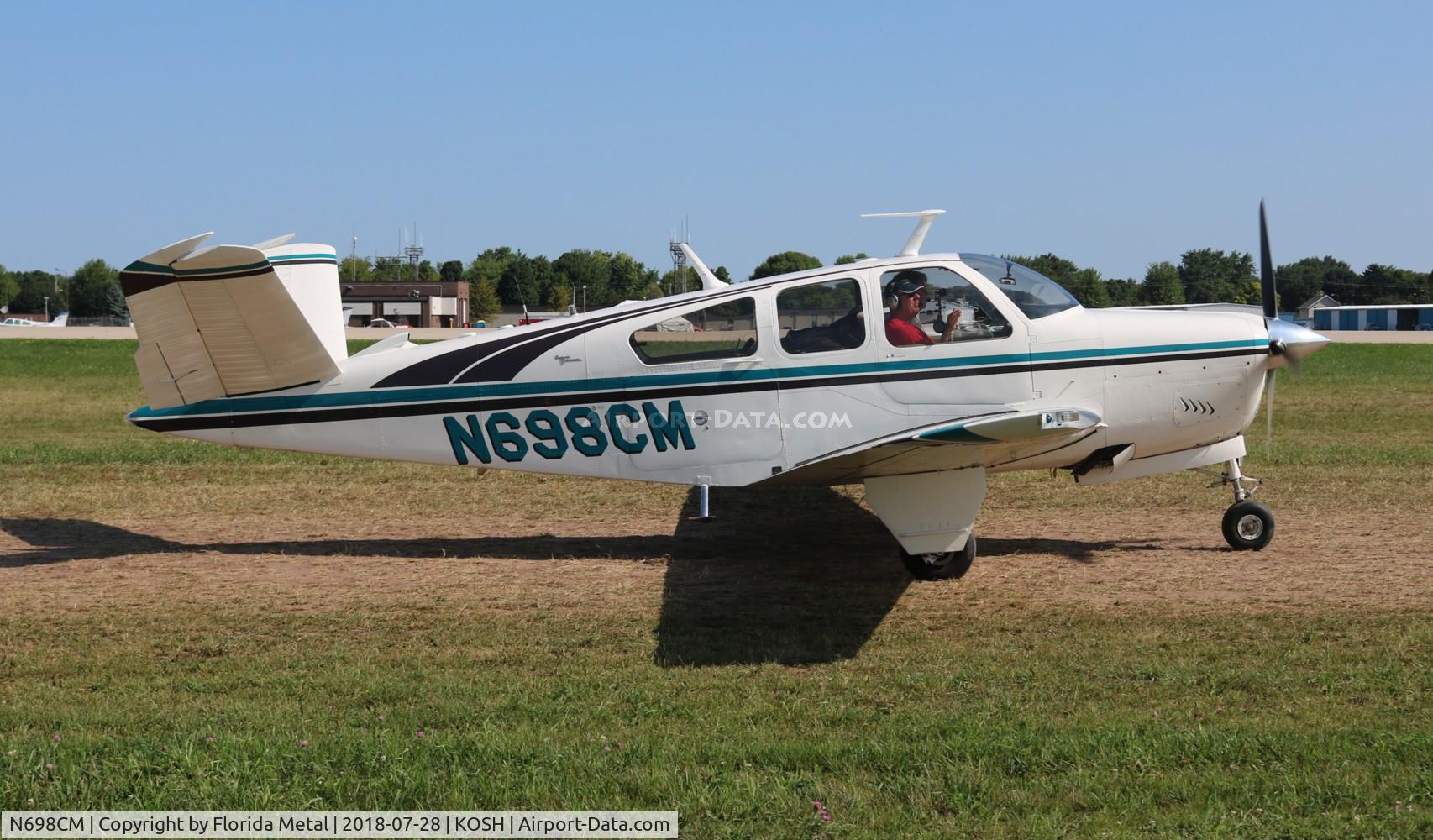 N698CM, 1967 Beech V35 Bonanza C/N D-8563, OSH 2018
