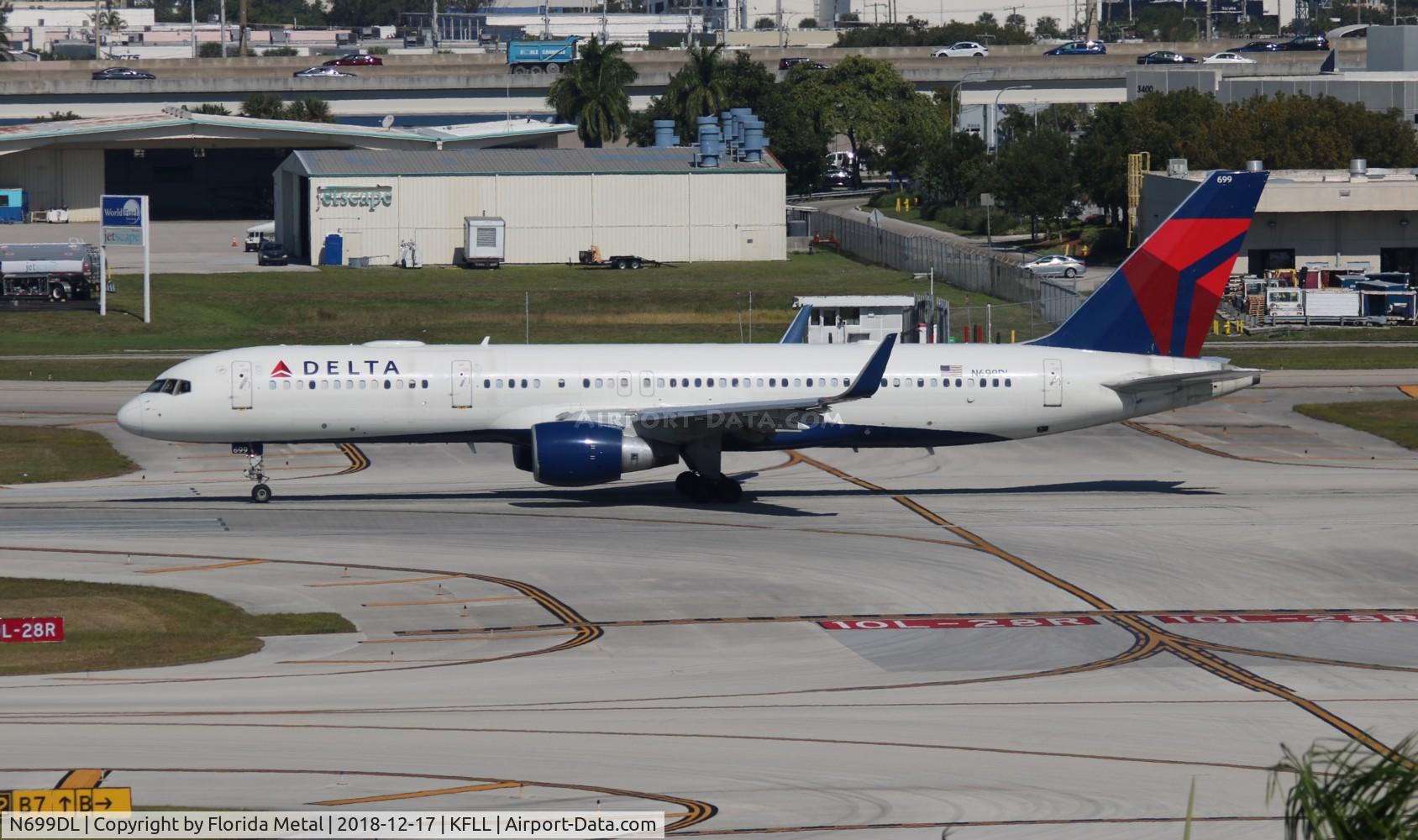 N699DL, 1999 Boeing 757-232 C/N 29970, FLL 2018