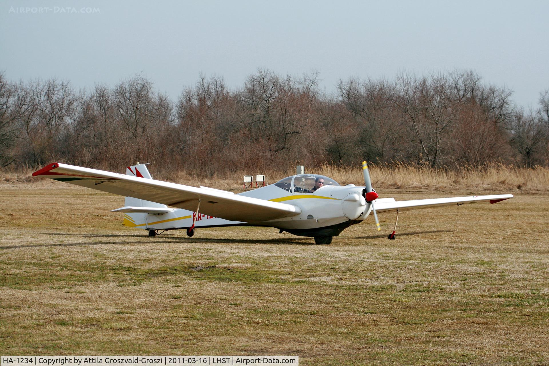HA-1234, 1977 Scheibe SF-25C Falke C/N 44220, LHST - Szatymaz Airport, Hungary