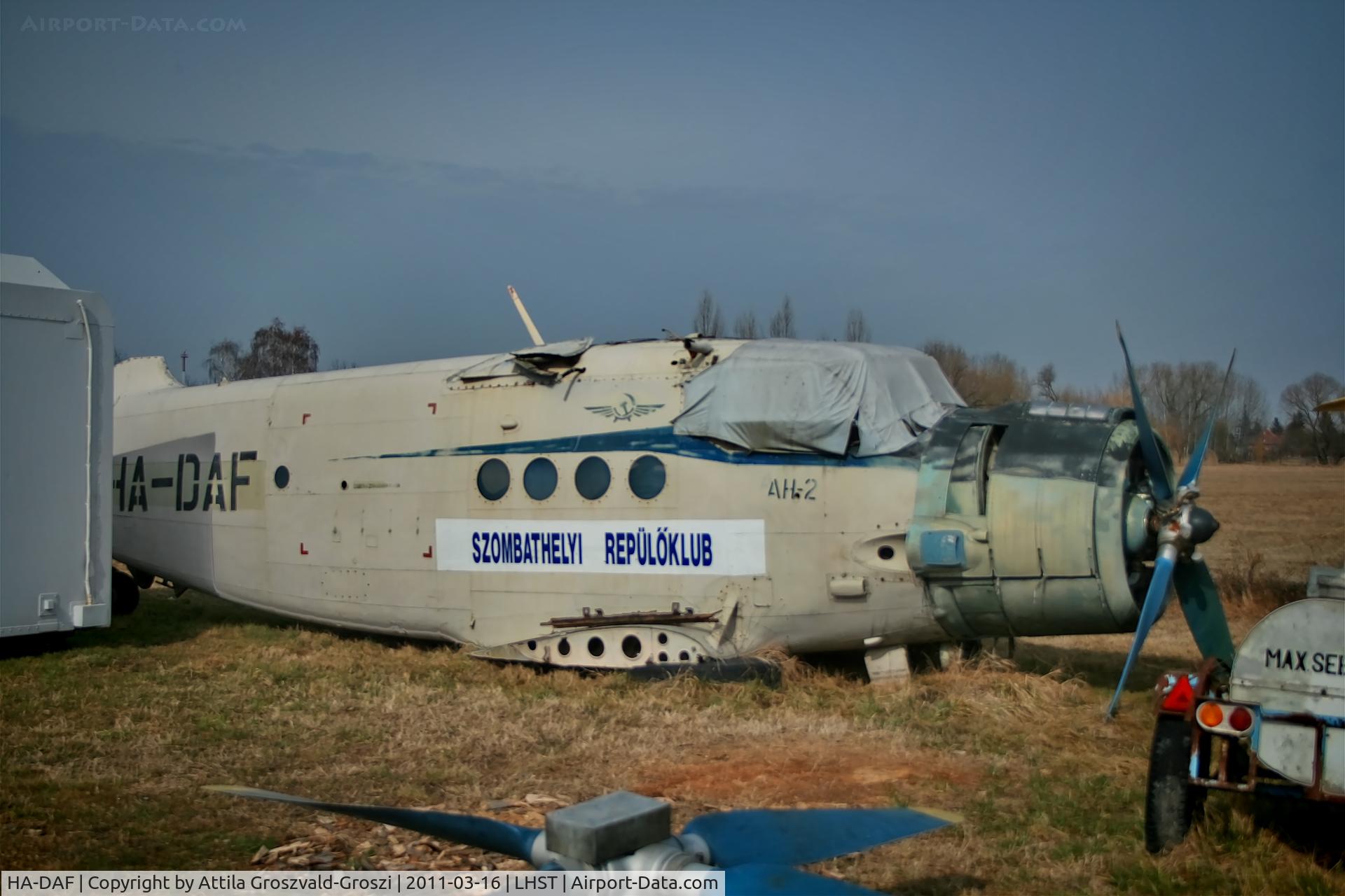HA-DAF, 1976 PZL-Mielec An-2R C/N 1G169-26, LHST - Szatymaz Airport, Hungary