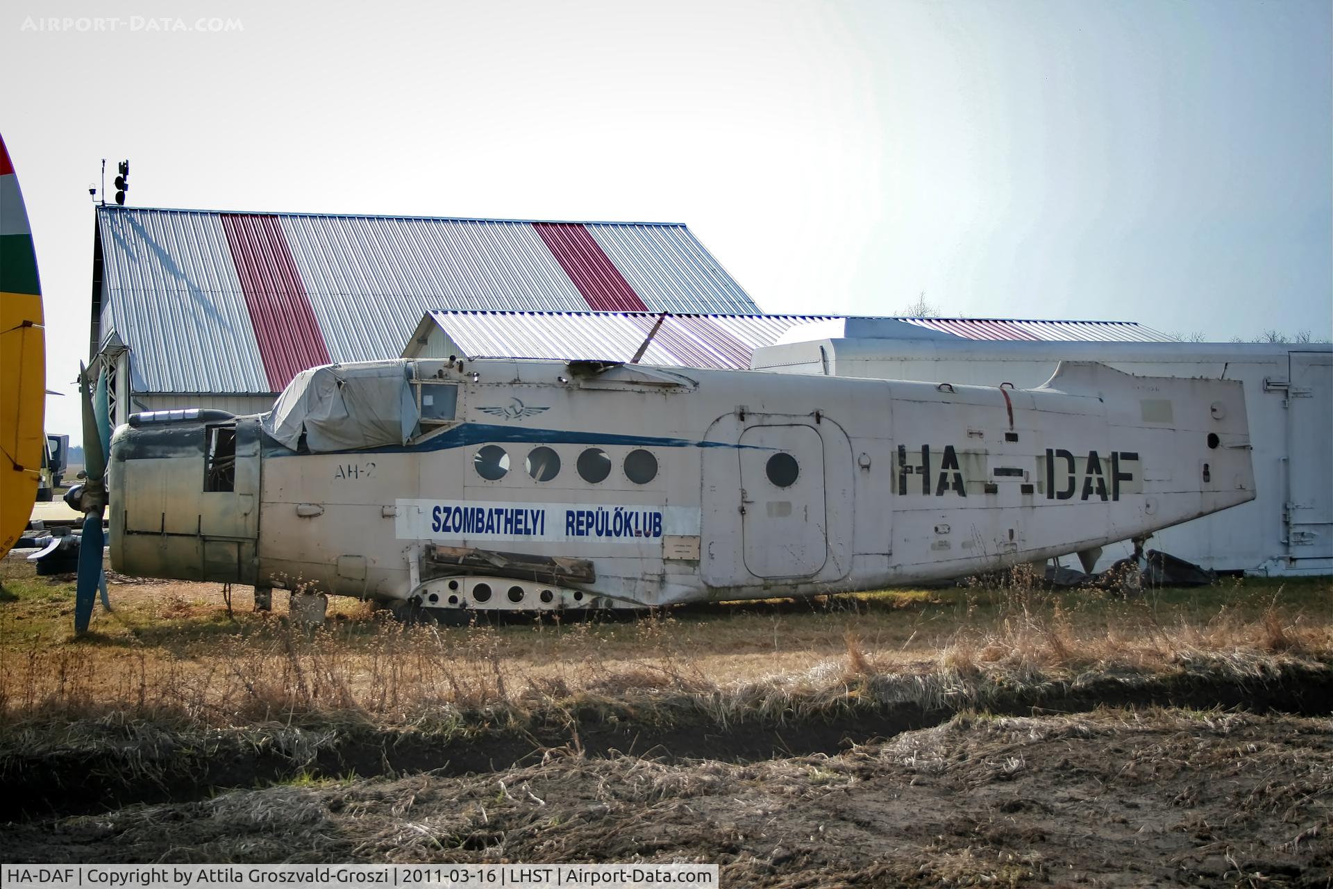 HA-DAF, 1976 PZL-Mielec An-2R C/N 1G169-26, LHST - Szatymaz Airport, Hungary