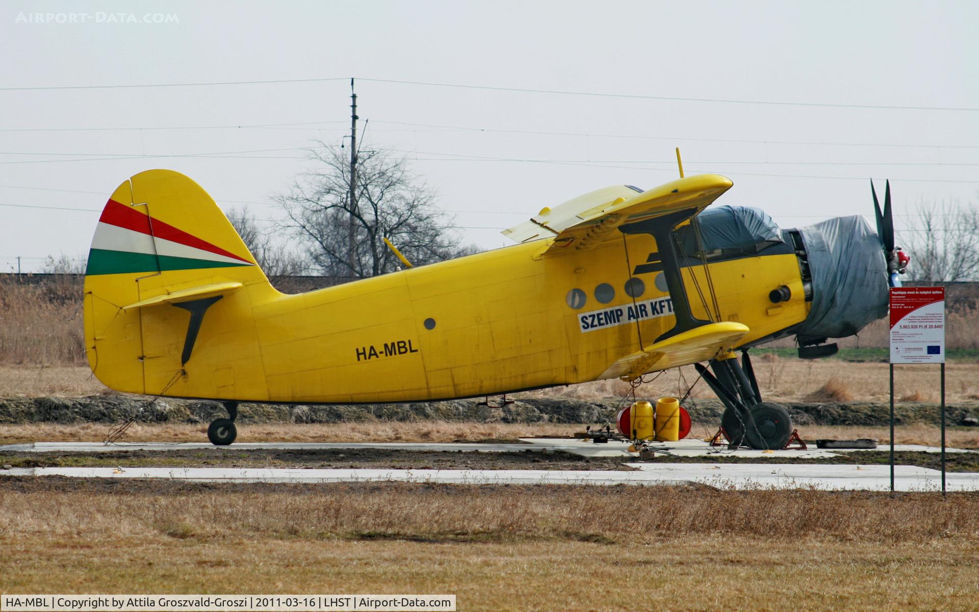HA-MBL, 1976 PZL-Mielec An-2R C/N 1G166-30, LHST - Szatymaz Airport, Hungary