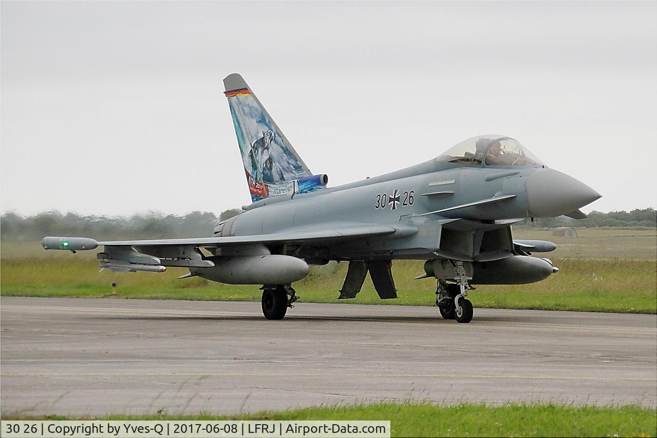 30 26, 2006 Eurofighter EF-2000 Typhoon S C/N GS016, Eurofighter EF-2000 Typhoon S, Taxiing to flight line, Landivisiau Naval Air Base (LFRJ) Tiger Meet 2017