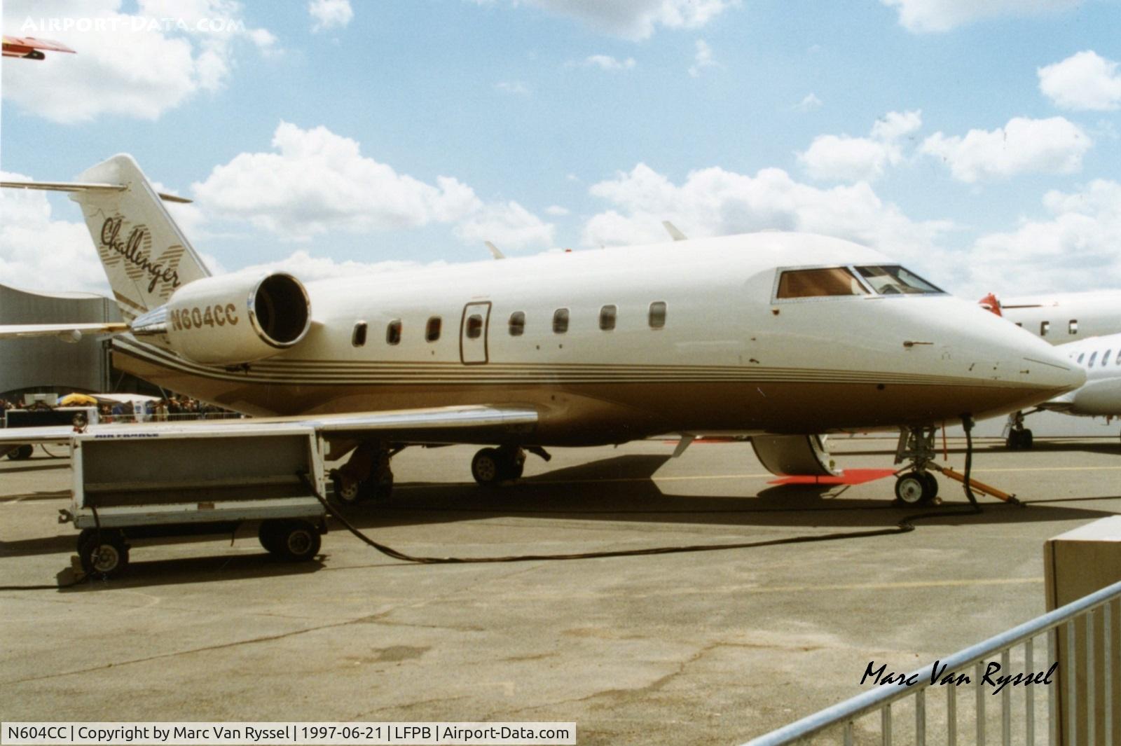 N604CC, 1991 Canadair Challenger 601-3A (CL-600-2B16) C/N 5101, At Paris Air Show 1997.
