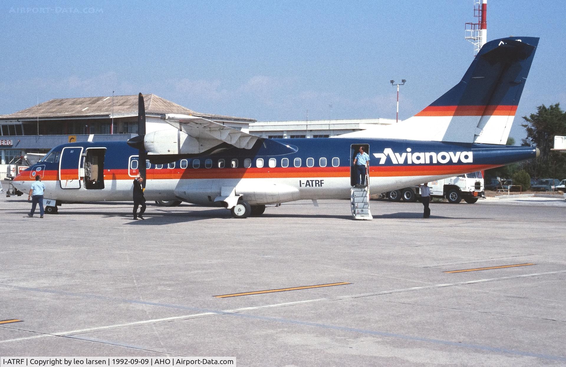 I-ATRF, 1986 ATR 42-300 C/N 034, Alghero 9.9.1992