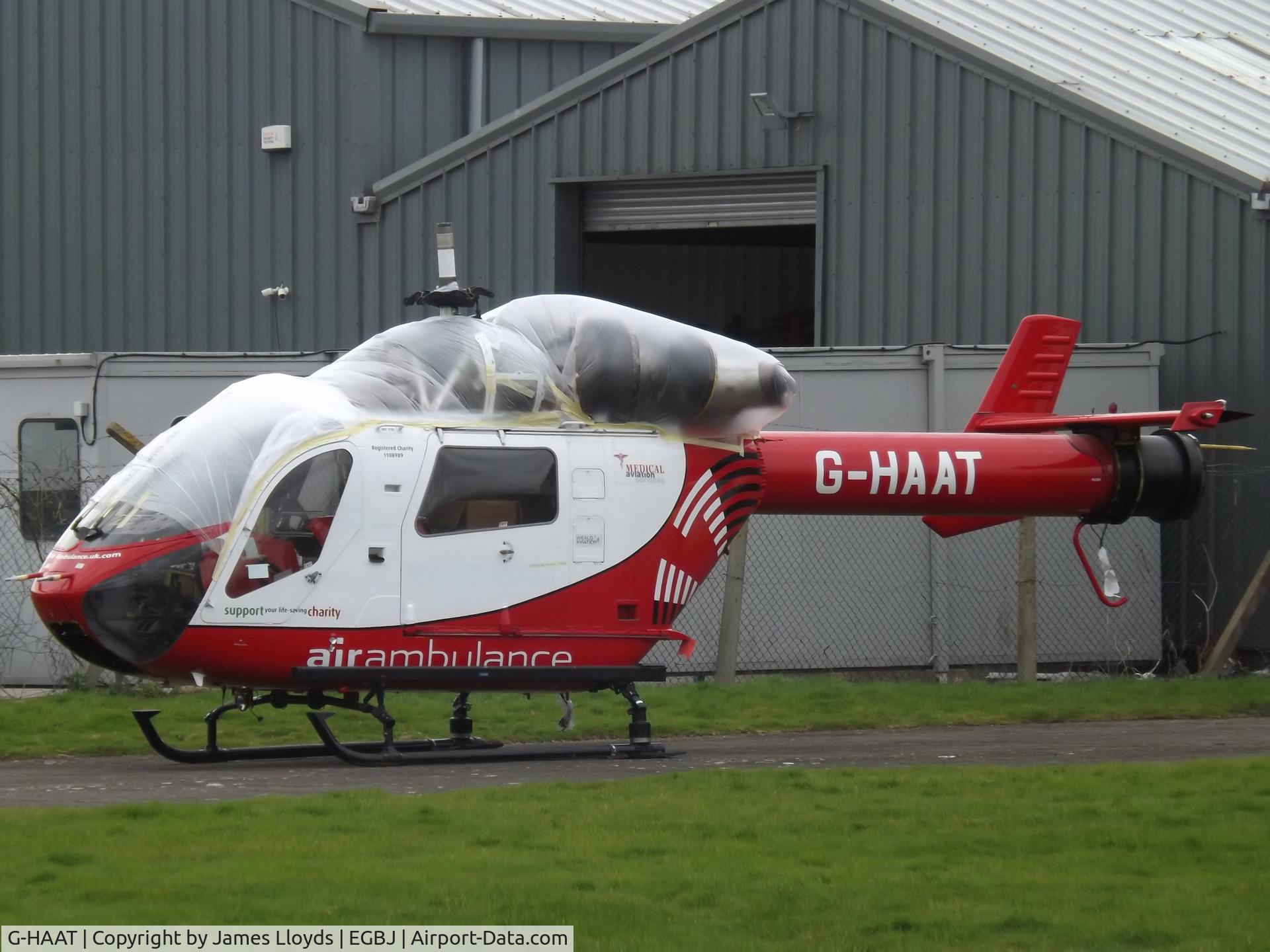 G-HAAT, 2000 McDonnell Douglas MD-900 Explorer C/N 900-00081, At Gloucestershire Airport.