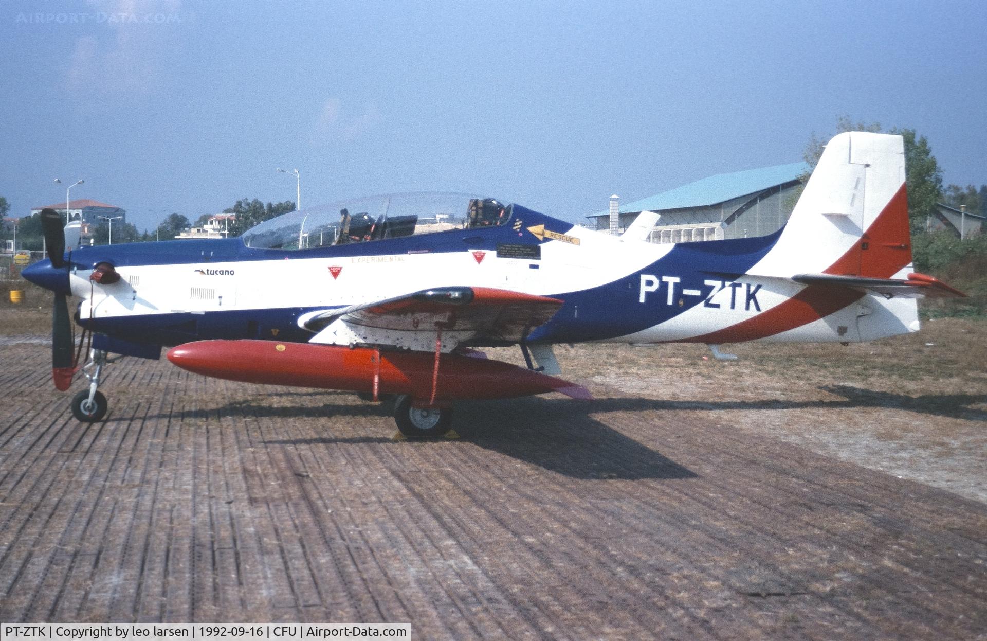 PT-ZTK, Embraer EMB-312 Tucano C/N 312149, Corfu 16.9.1992