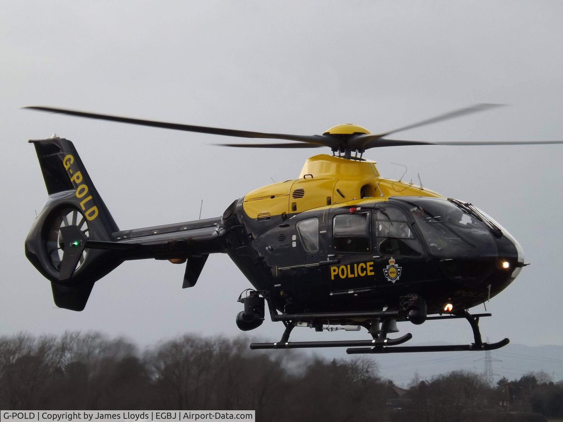 G-POLD, 2003 Eurocopter EC-135T-2 C/N 0300, At Gloucestershire Airport.