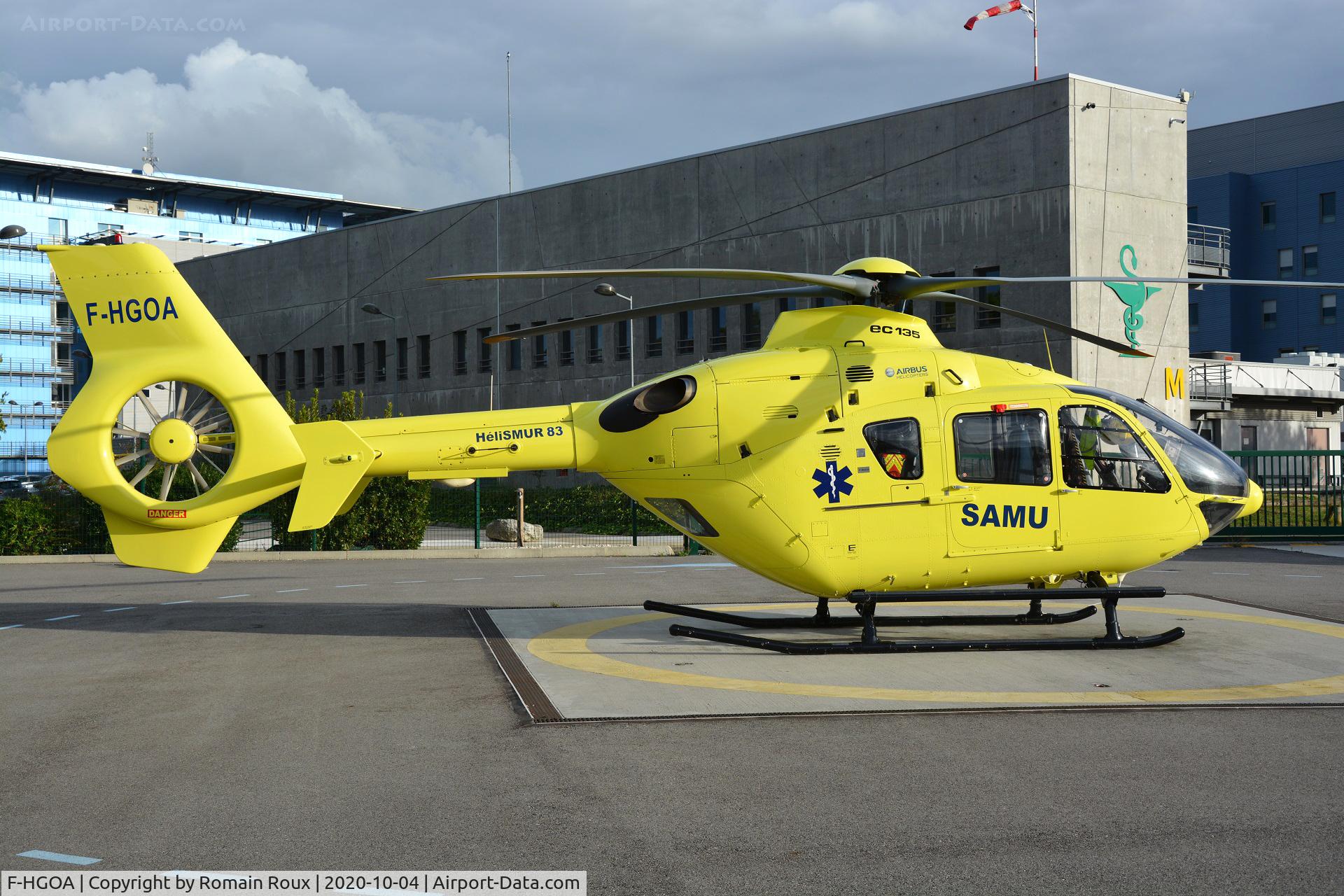 F-HGOA, 2008 Eurocopter EC-135T-2+ C/N 0668, CH Valence,
Operated by Samu26-07