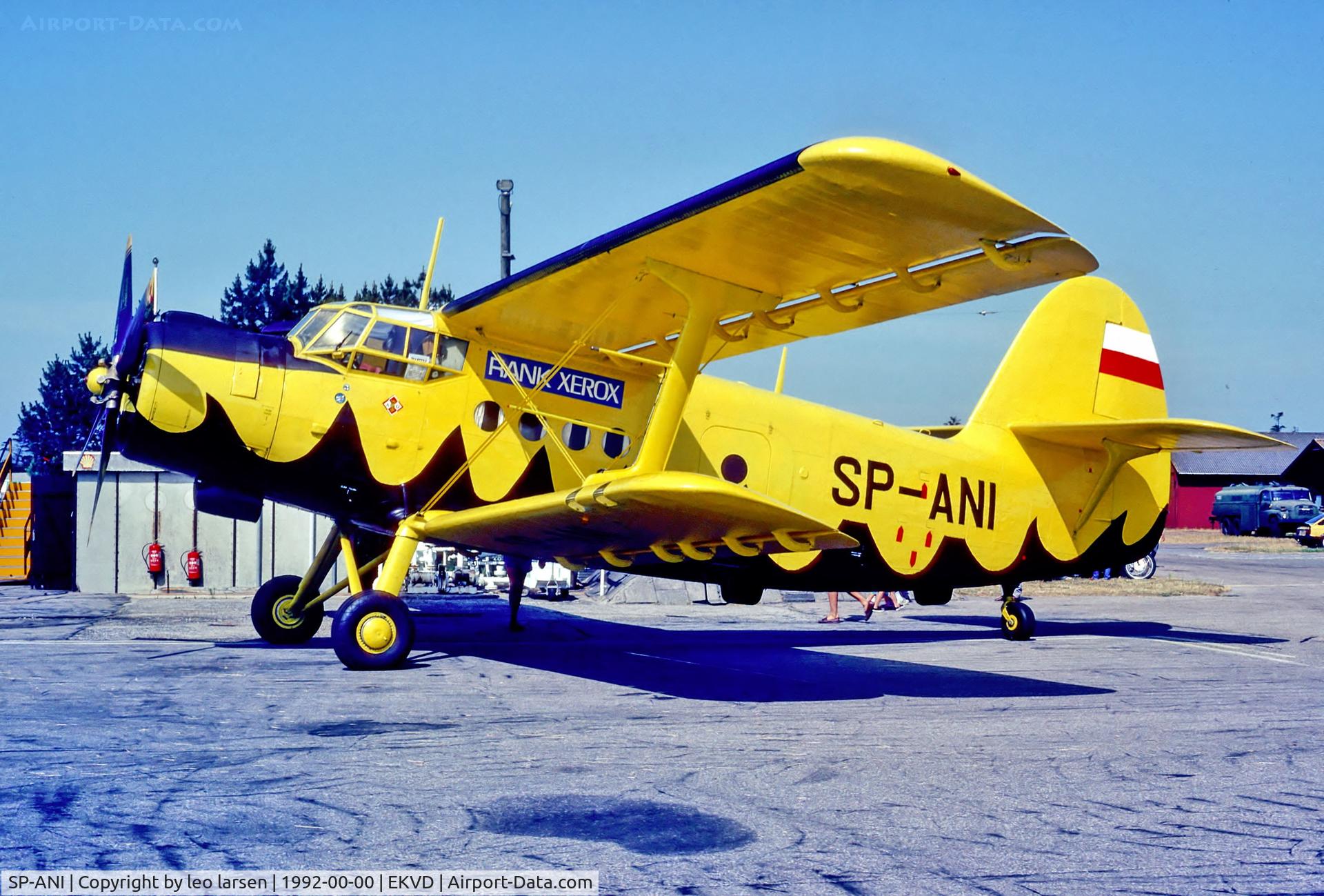 SP-ANI, 1967 Antonov An-2TD C/N 1G85-56, Vamdrup 1992