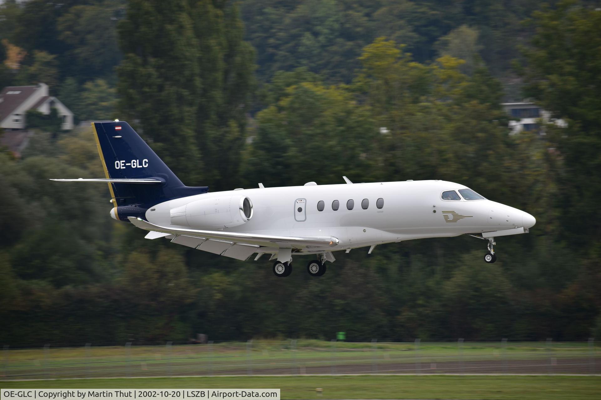 OE-GLC, 2020 Cessna 680A Citation Latitude C/N 680A-0235, OE-GLC landing at Bern Airport