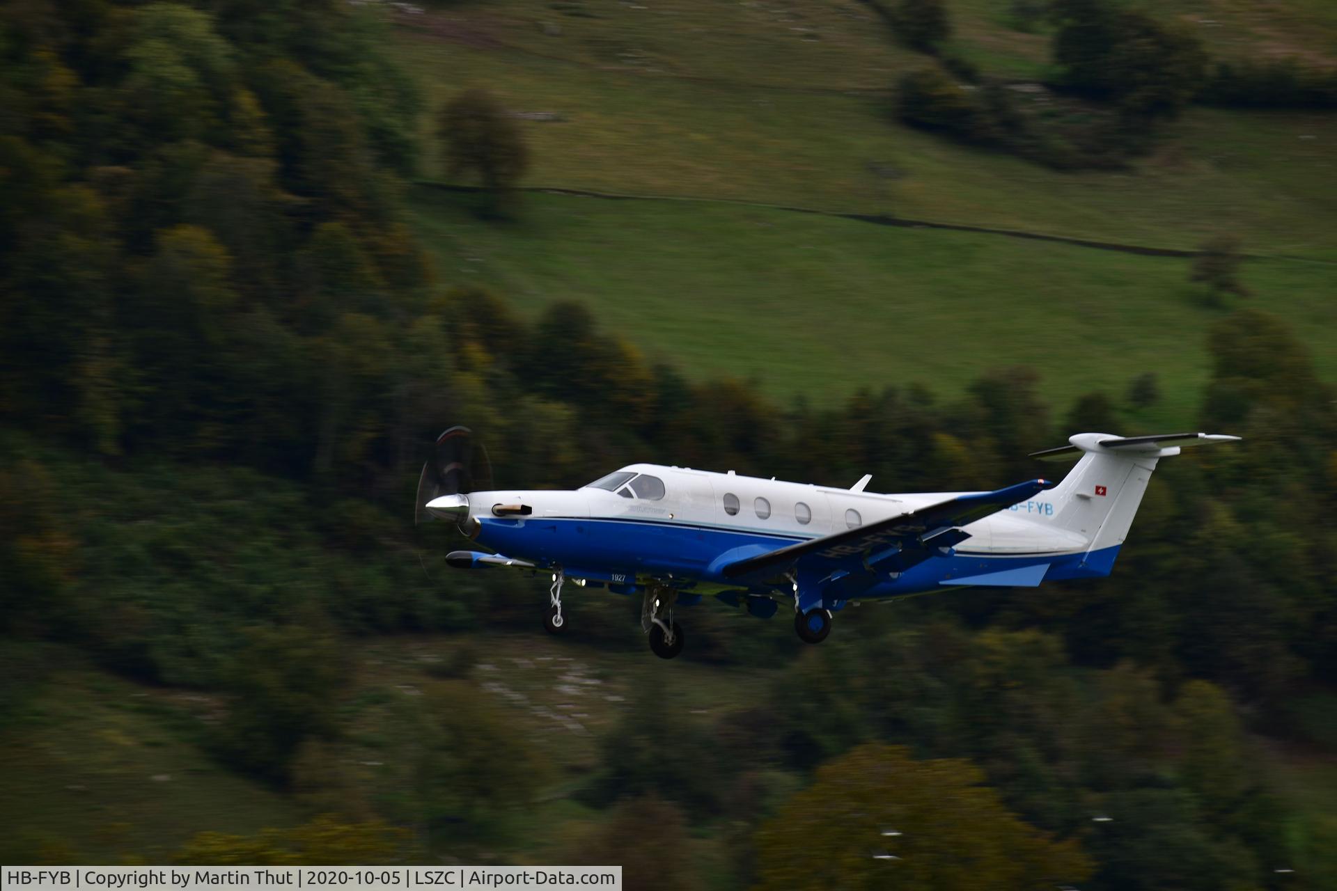 HB-FYB, 2019 Pilatus PC-12/47E C/N 1927, I was at buochs Airport it was very nice
