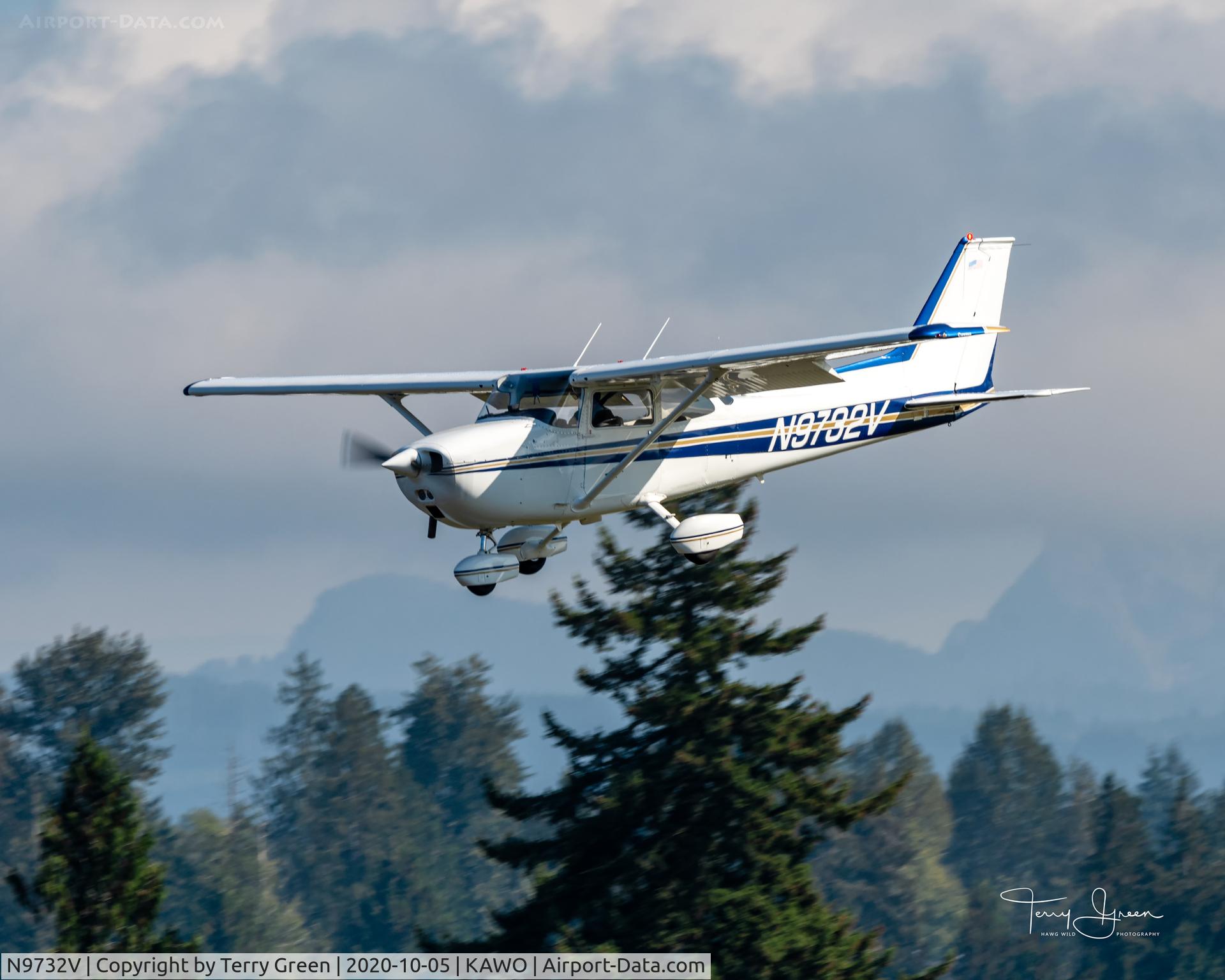N9732V, 1974 Cessna 172M C/N 17264496, KAWO