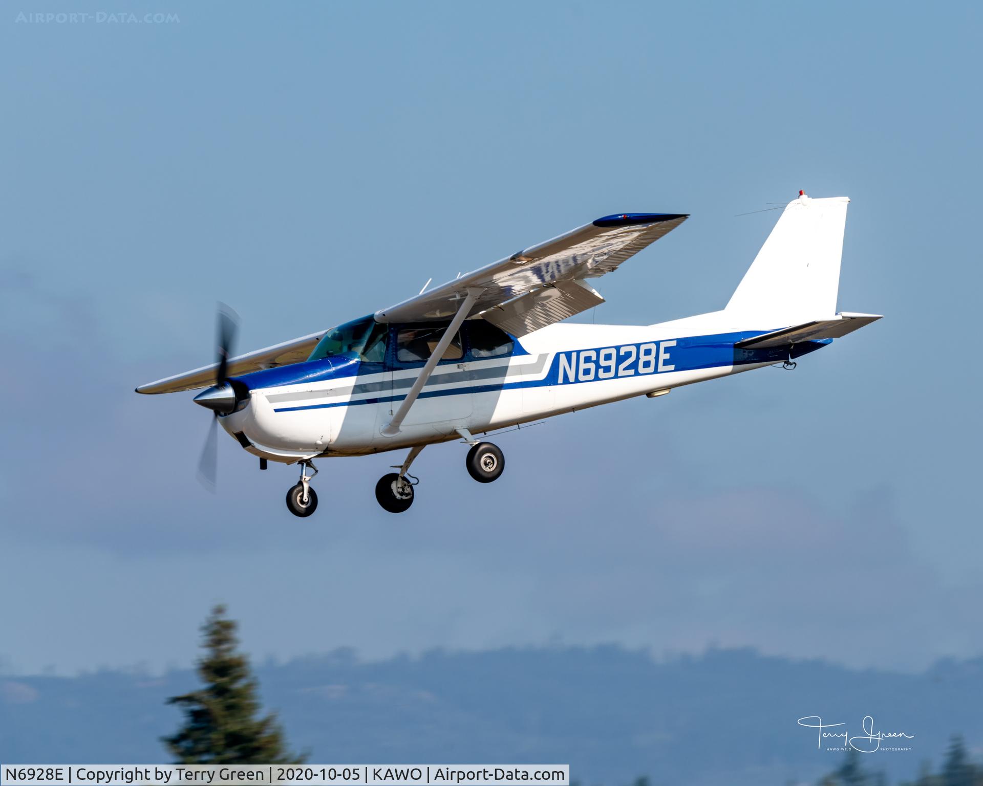 N6928E, 1959 Cessna 175A Skylark C/N 56428, KAWO
