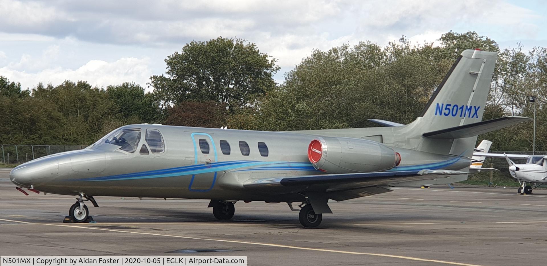 N501MX, 1977 Cessna 500 Citation I C/N 500-0361, Visiting Blackbushe